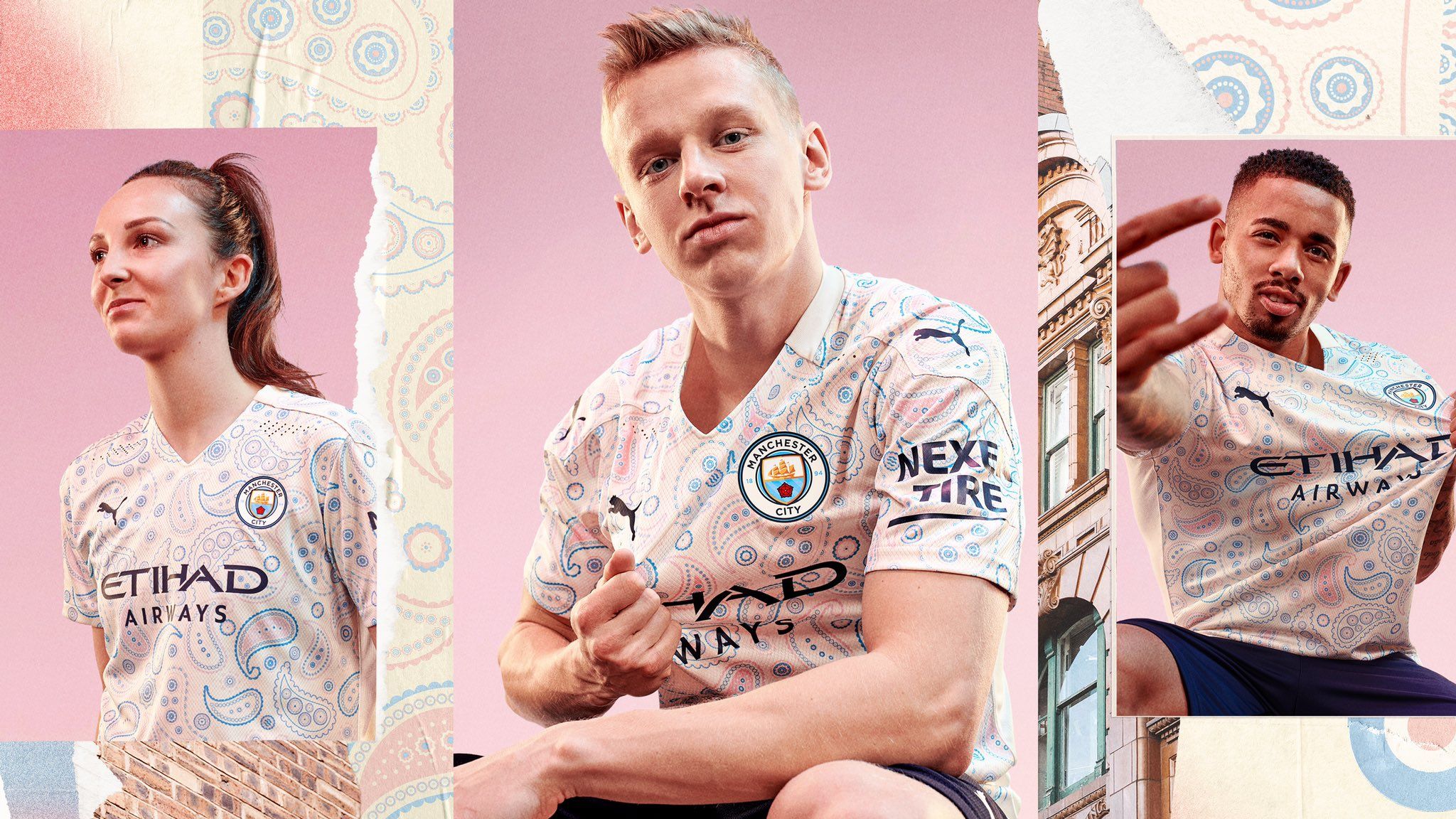 Man City's 'Brit Pop' paisley third kit is a bold abomination. Who Ate all the Pies