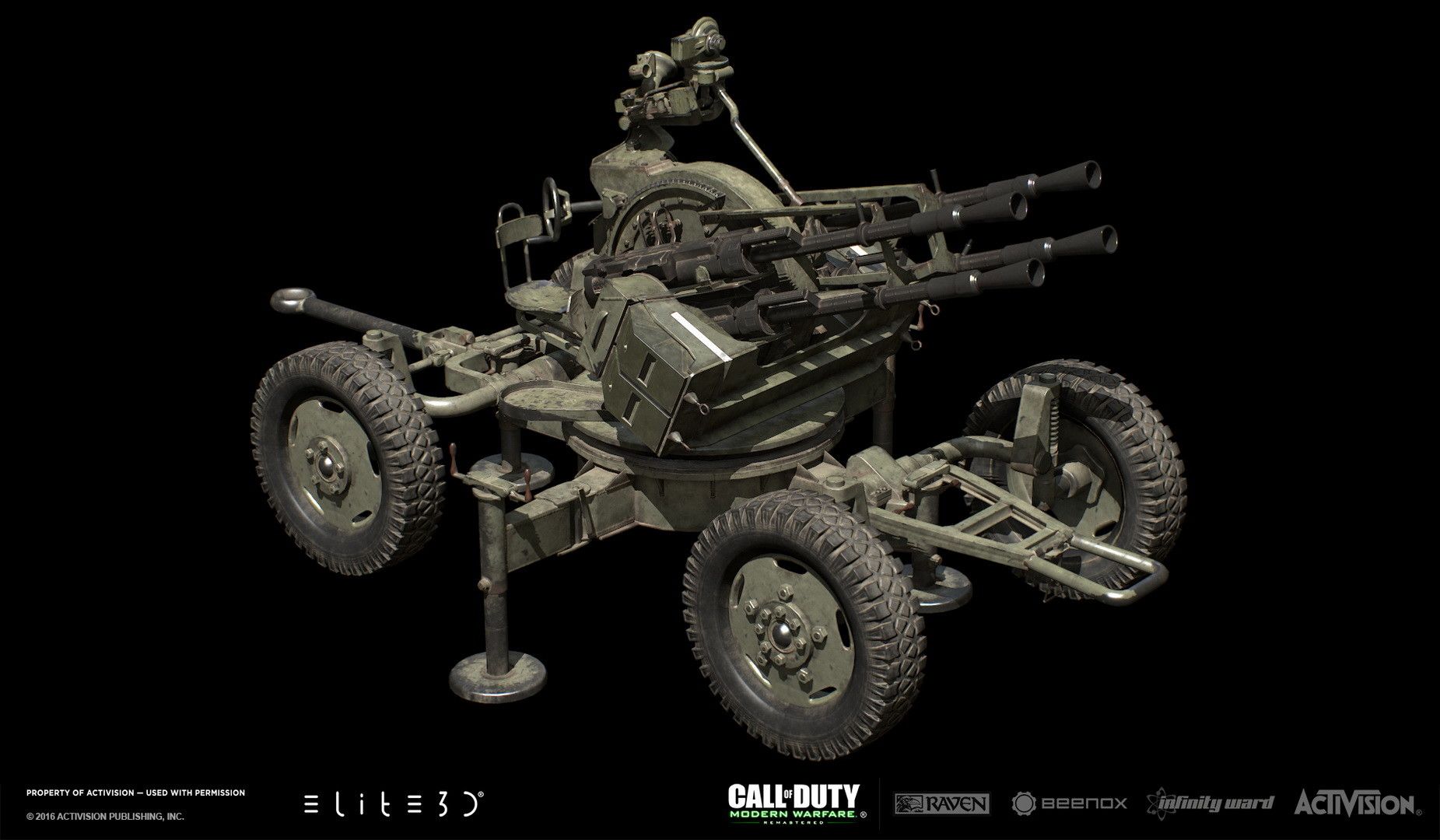 elite3D of Duty: Modern Warfare Remastered Vehicles -Props