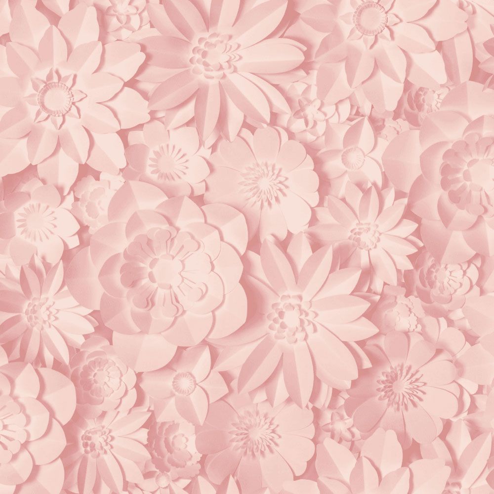 Fake a flower wall for just £9 with this 3D floral wallpaper from Wayfair
