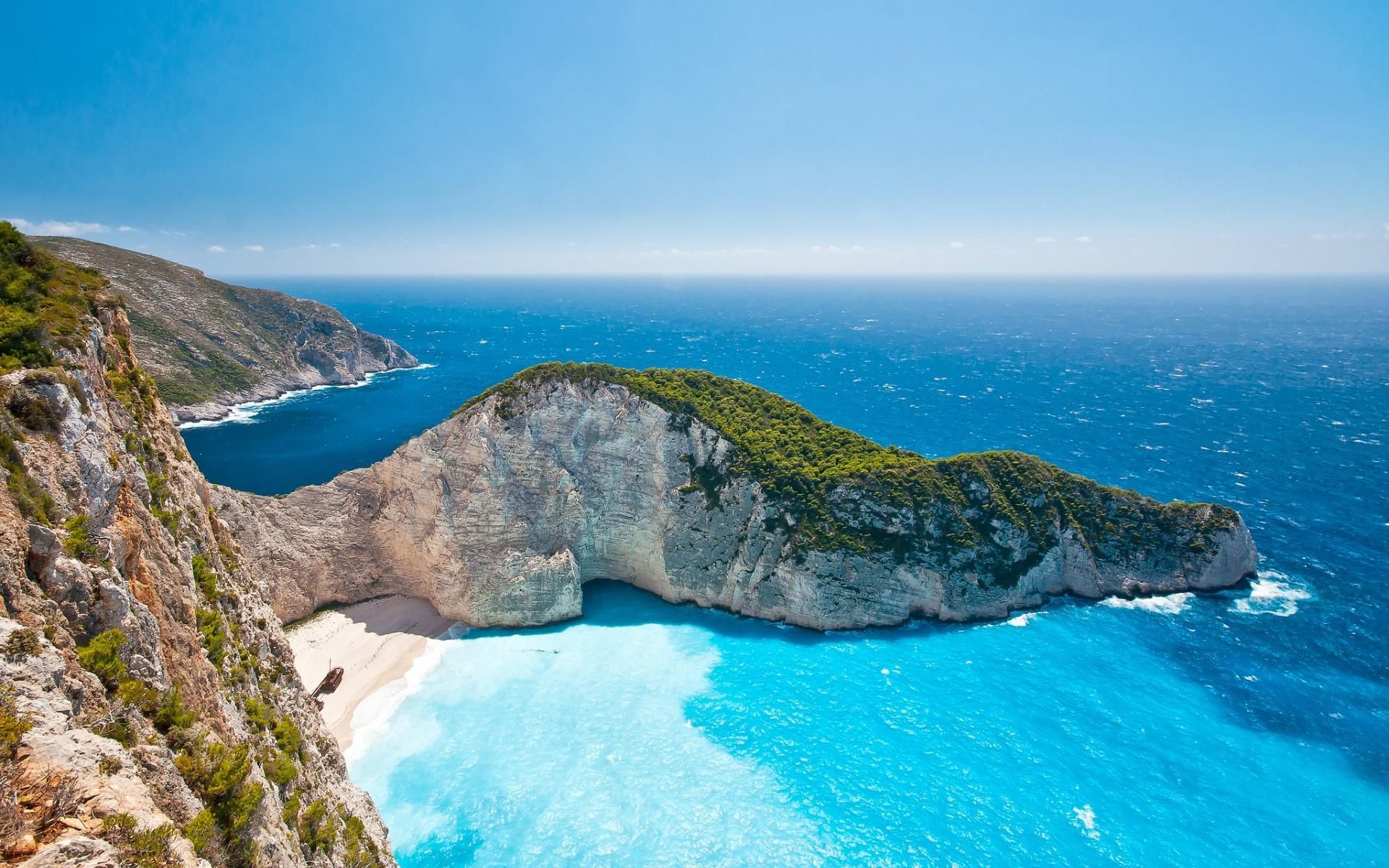 Blue Blue Waters Of The Tropics >> HD Wallpaper, get it now!. Zakynthos, Greece beach, Beautiful islands