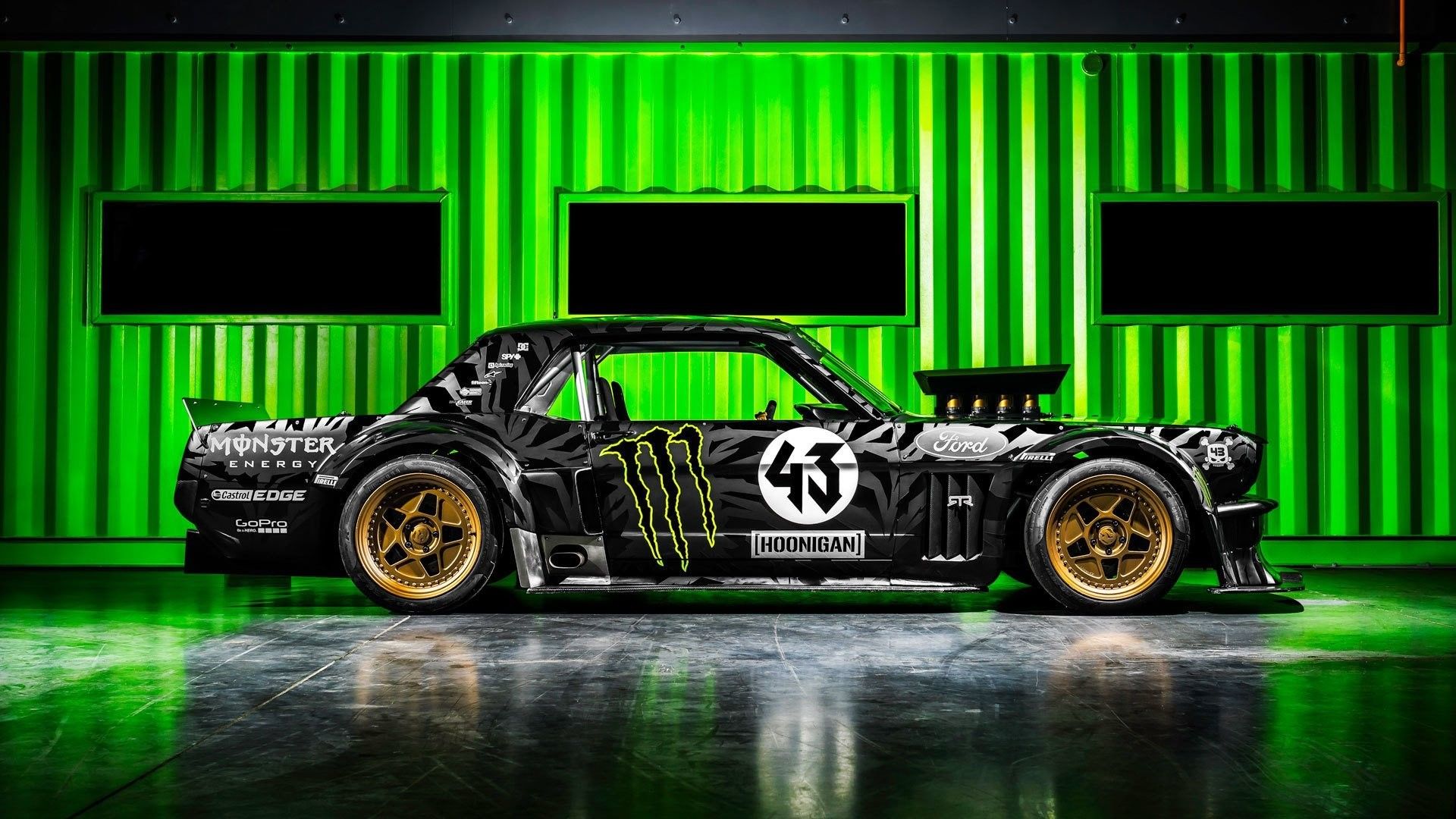 Ford Mustang Rtr 1965 Hoonicorn 845 Hp Gymkhana Seven Energy Ken Block Mustang