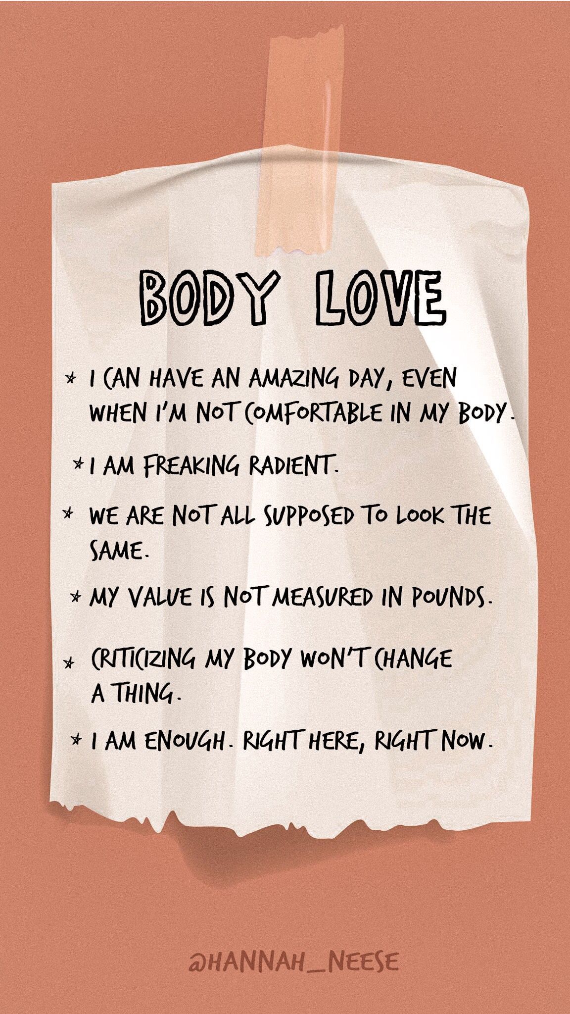 Body Confidence Tips. Body positive quotes, Body positivity, Positive wallpaper