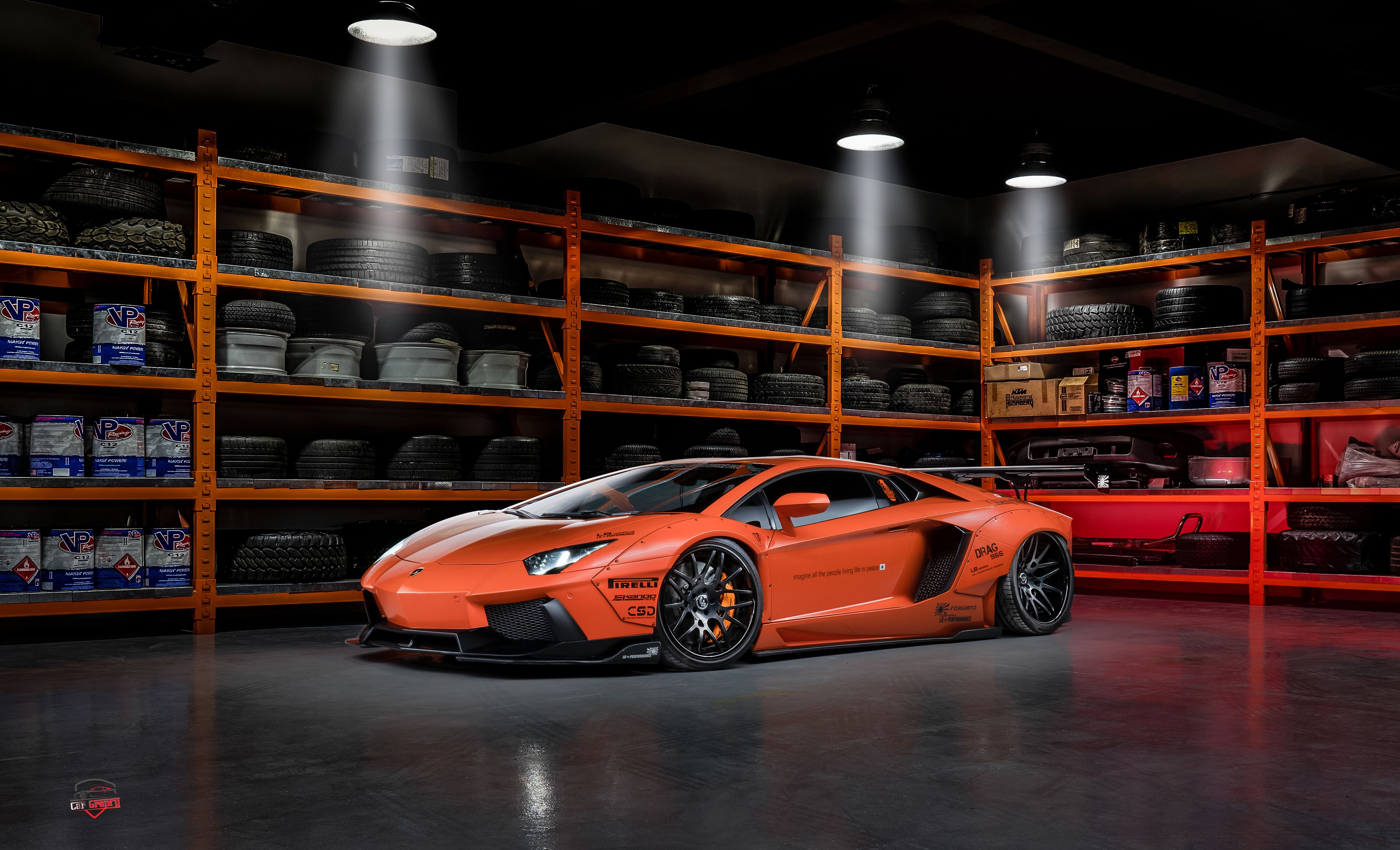 Orange Lamborghini 4k, HD Cars, 4k Wallpaper, Image, Background, Photo and Picture