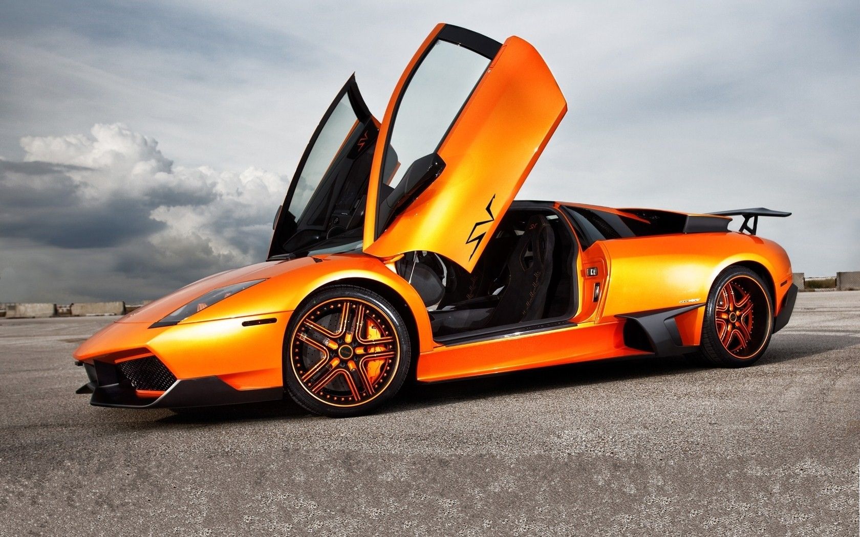 cars, Lamborghini, Murcielago, Orange, Cars Wallpaper HD / Desktop and Mobile Background