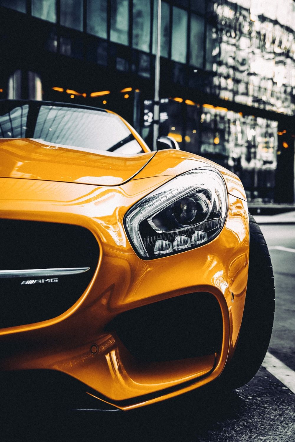Yellow Car Picture. Download Free Image