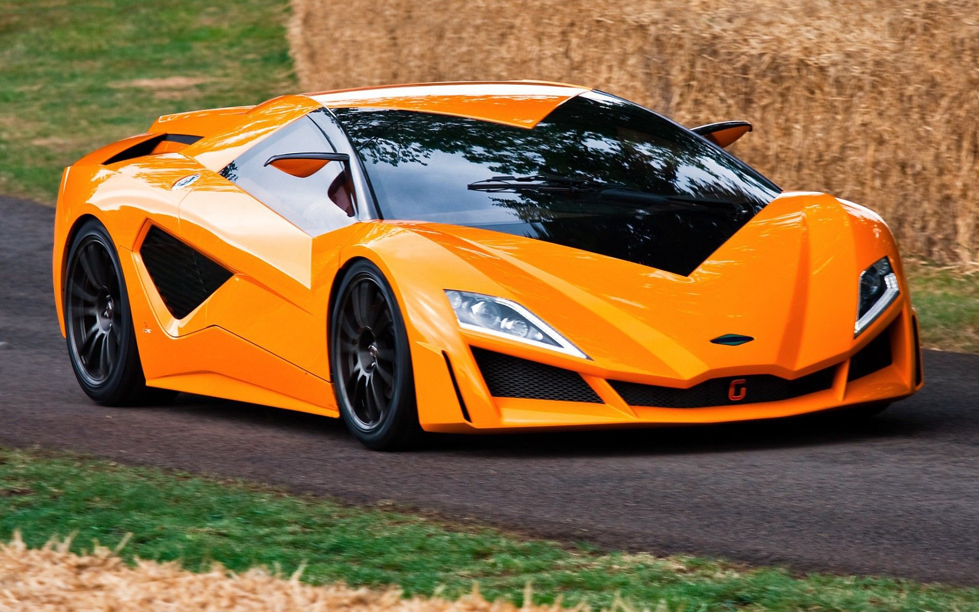 Orange car wallpaper and image, picture, photo