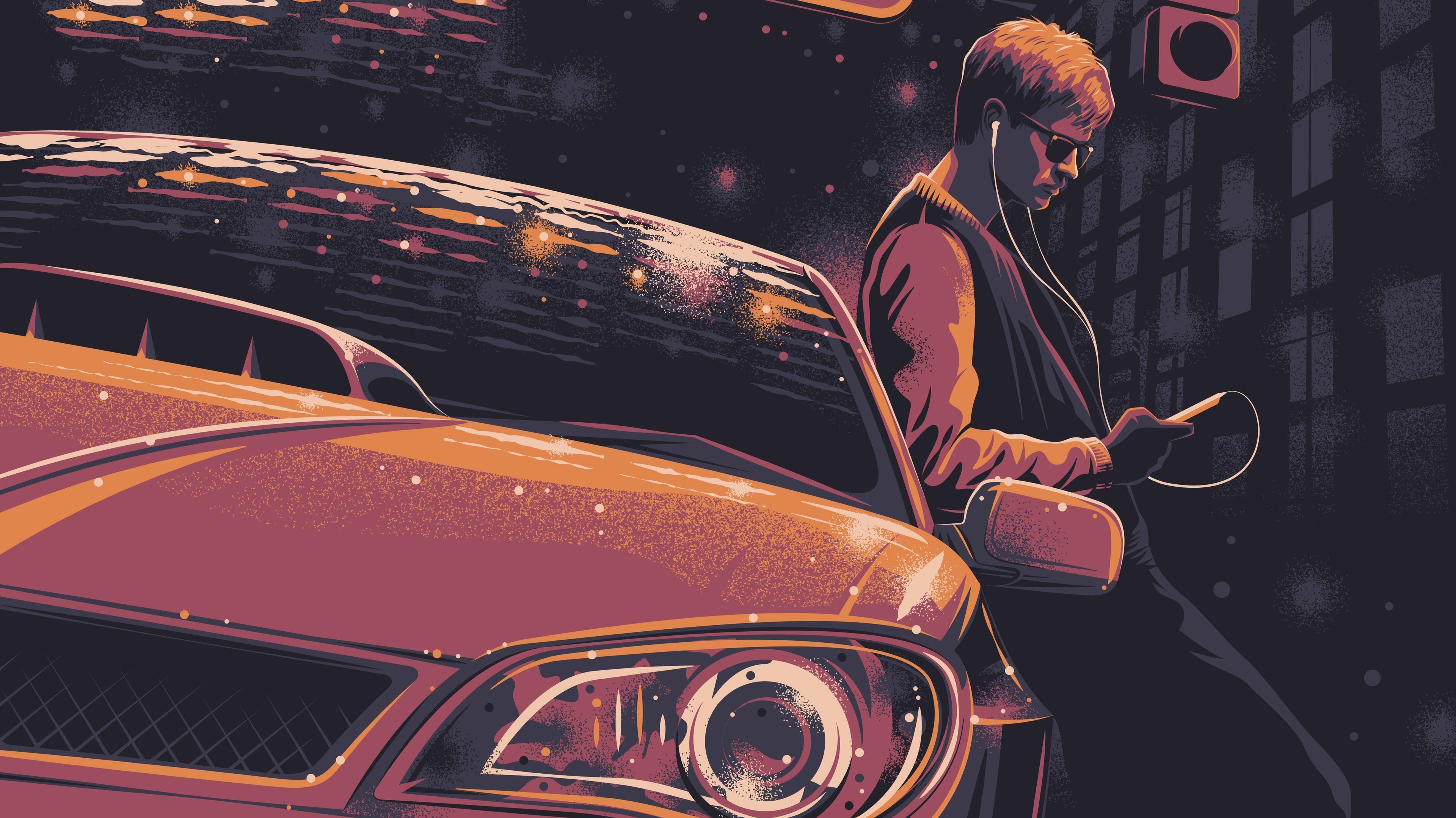 Baby Driver 4k Art movies wallpaper .com