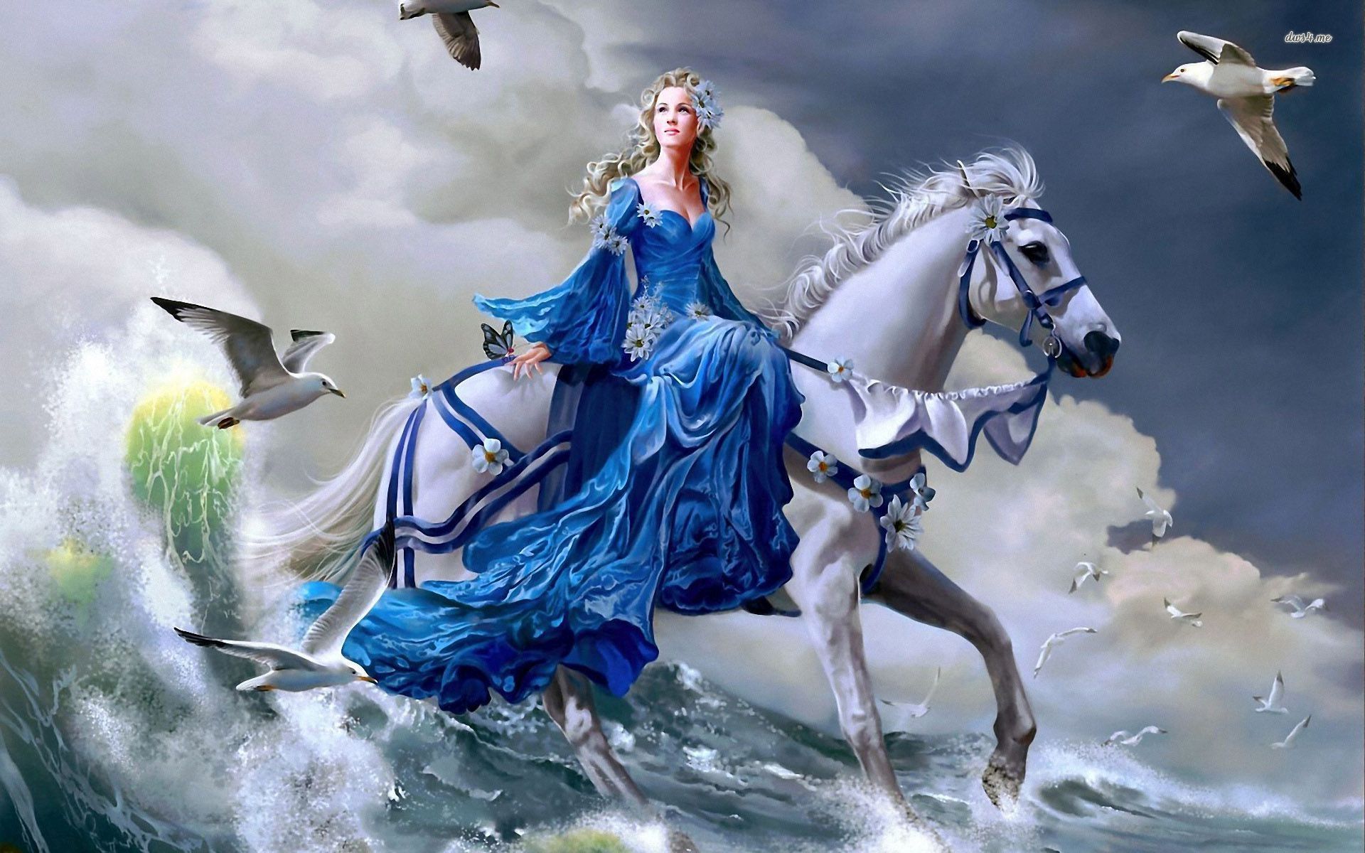 Riding Horse Wallpaper