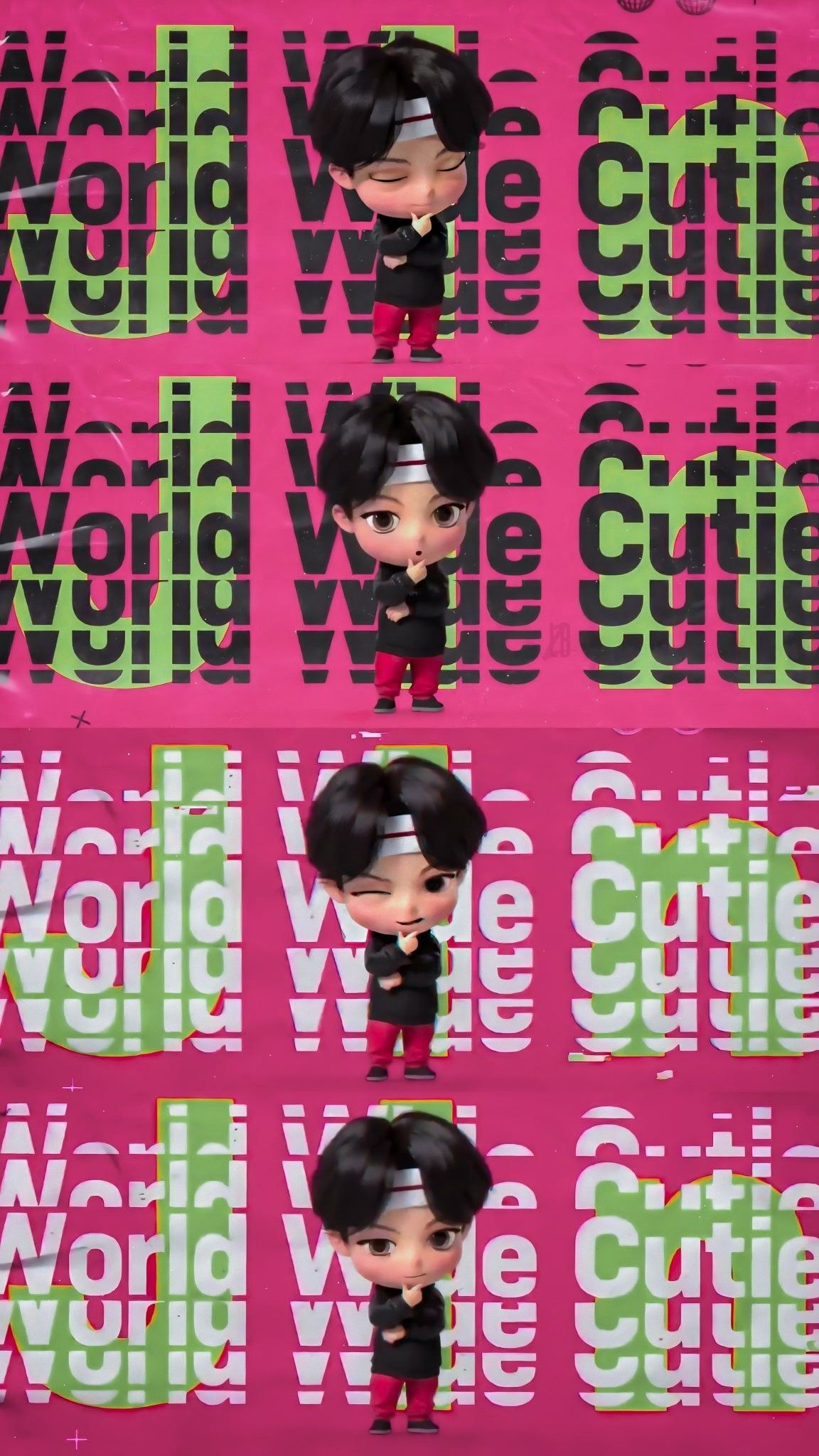 BTS TinyTan Jin Wallpaper. Kartu lucu, Lucu, Gambar