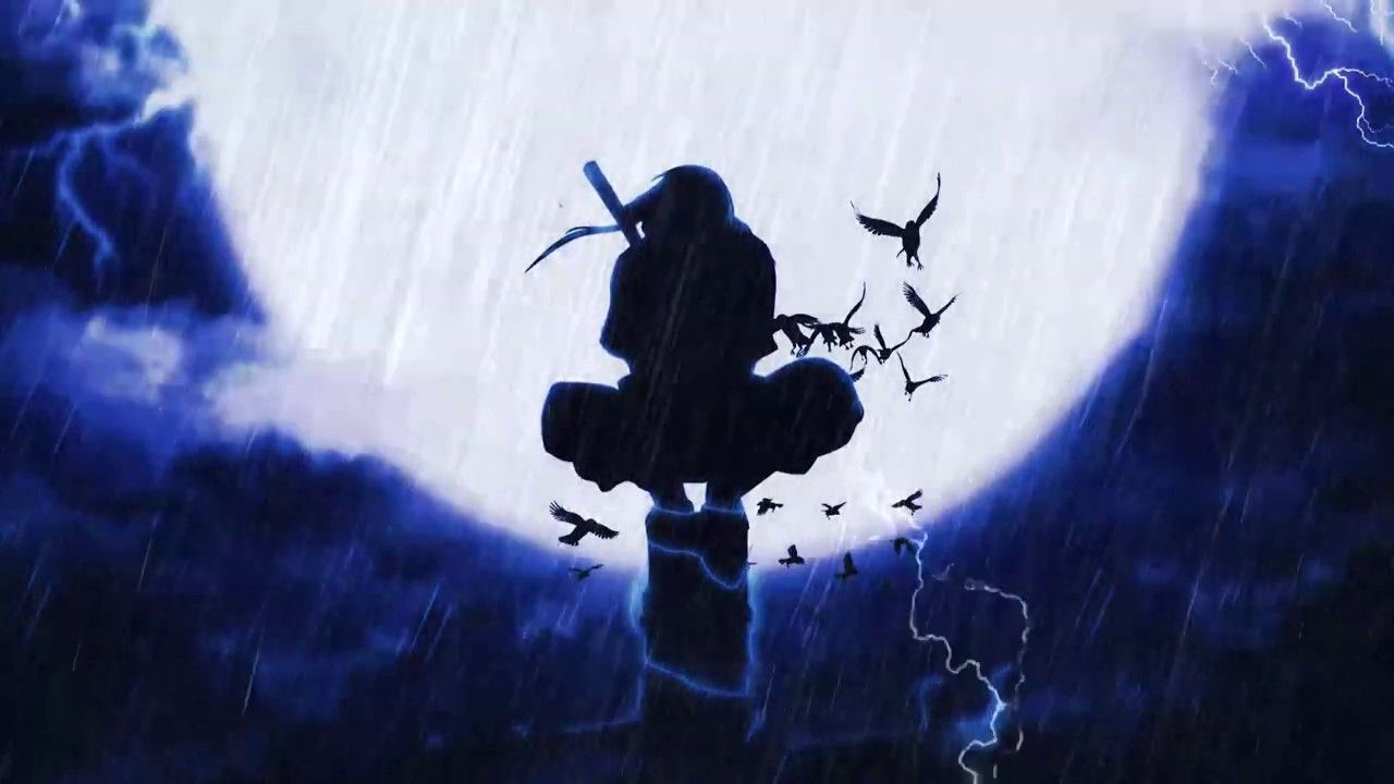 Wallpaper Engine Itachi Uchiha Moonlight Rain (Madness) Audio Responsive