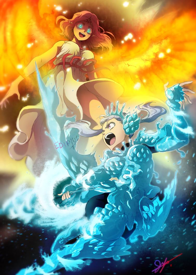 Noelle vs Fana Clover. Black clover anime, Black clover manga, Anime wallpaper
