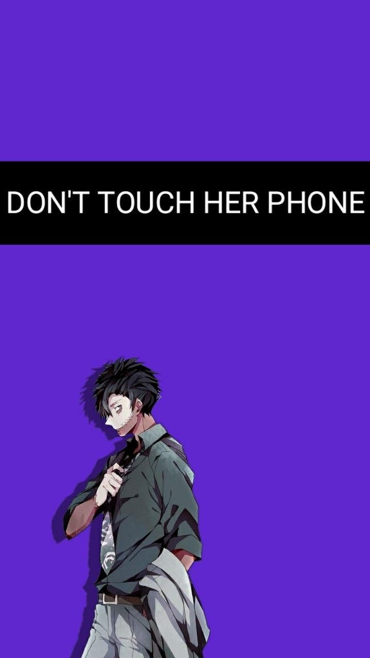 Anime Don't Touch My Phone Wallpaper Free Anime Don't Touch My Phone Background