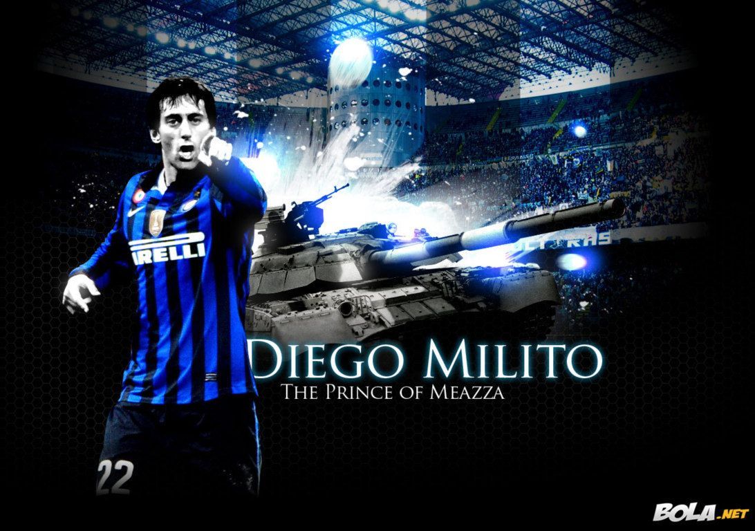 Diego Milito Internazionale Milan Wallpaper HD 2013. Milan wallpaper, Diego, Milan