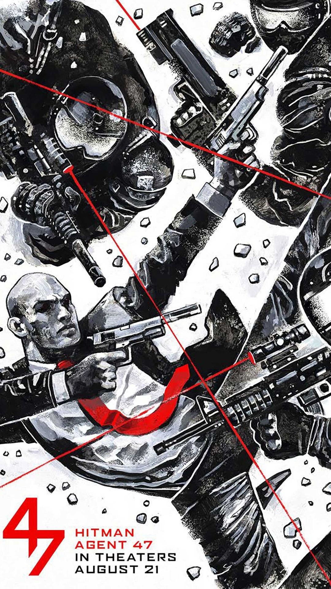 Hitman Agent 47 Art Wallpaper