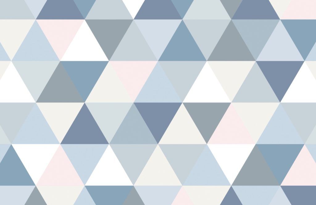 Pastel Geometric Triangle Pattern Wallpaper Mural Pattern HD Wallpaper