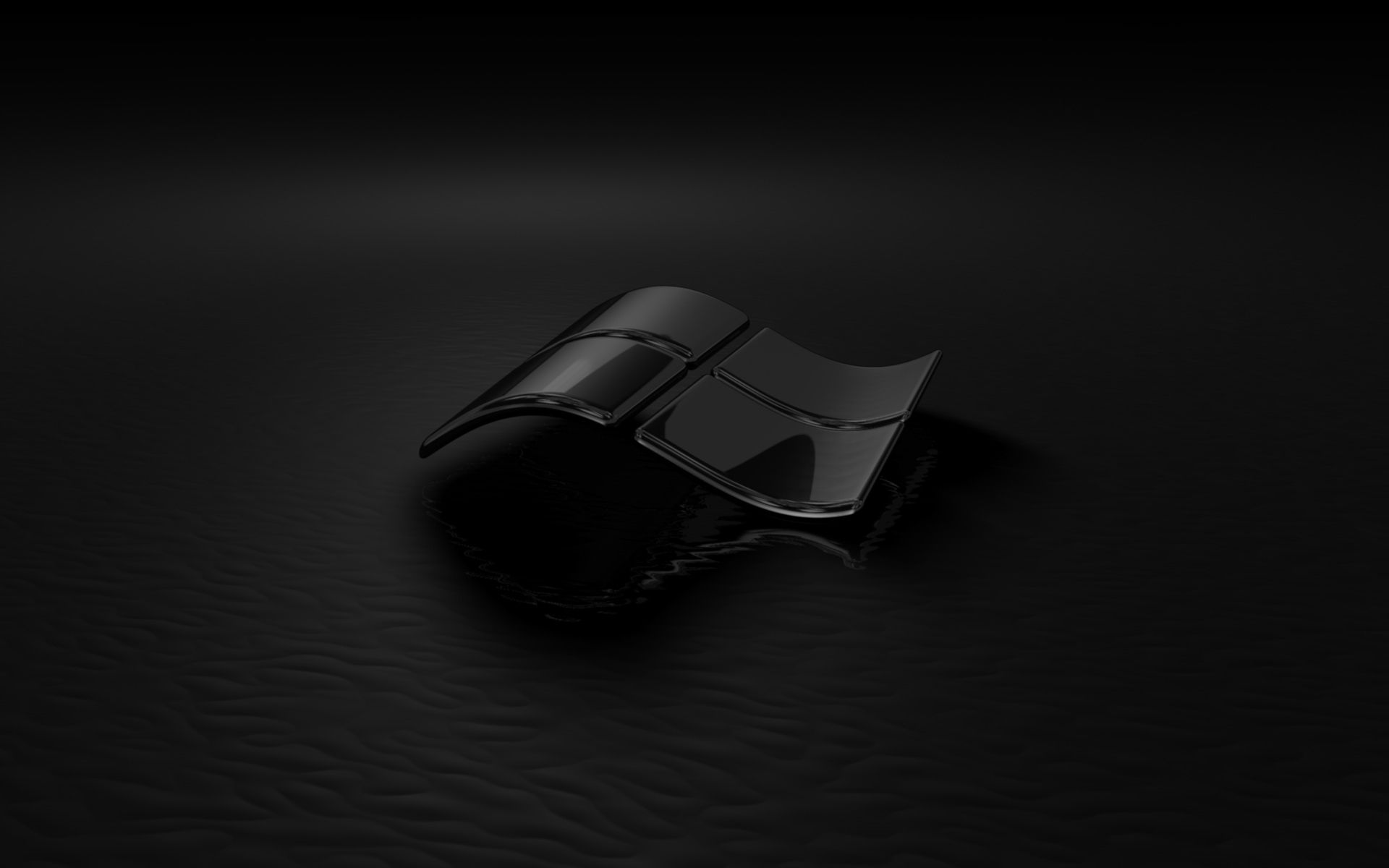 Windows 7 Logo Pure Black 4K Wallpaper 4K Background