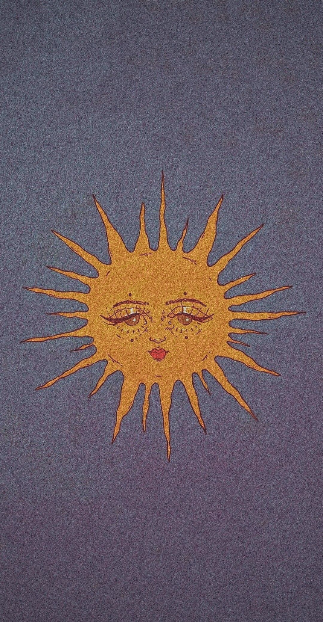 aesthetic sun wallpaper. Aesthetic wallpaper, Trippy wallpaper, Hippie art