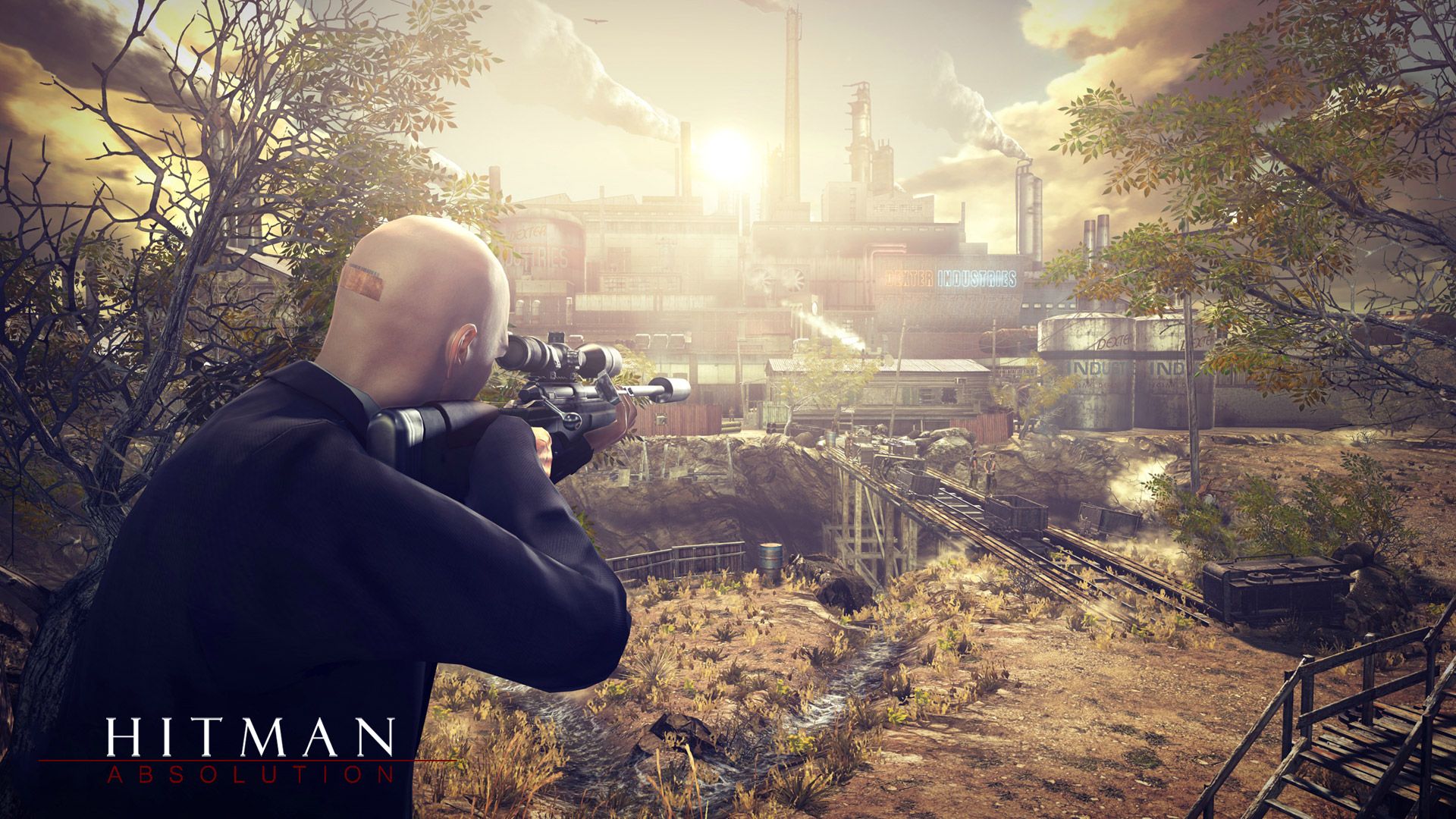 Wallpaper Hitman Absolution Agent 47 Stealth Game Gentleman Hitman  Background  Download Free Image
