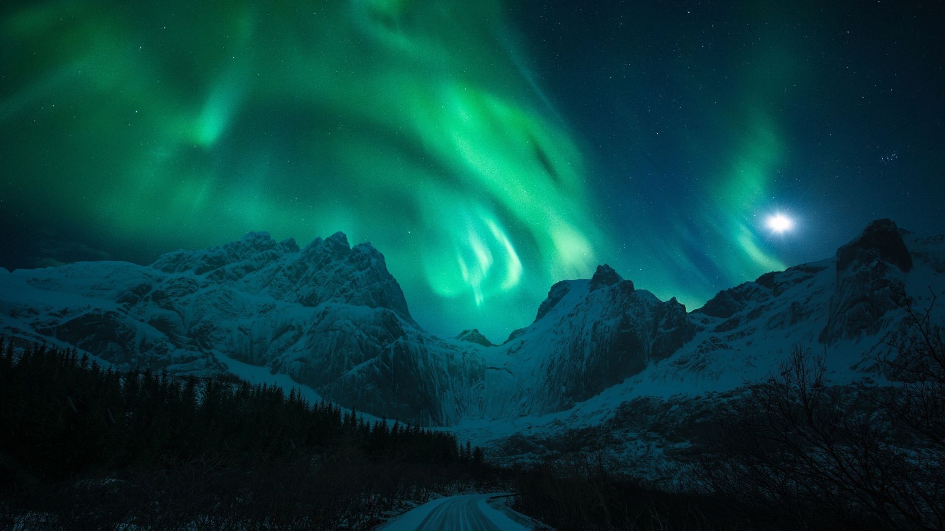 Desktop Wallpaper Northern Lights 1920x1080