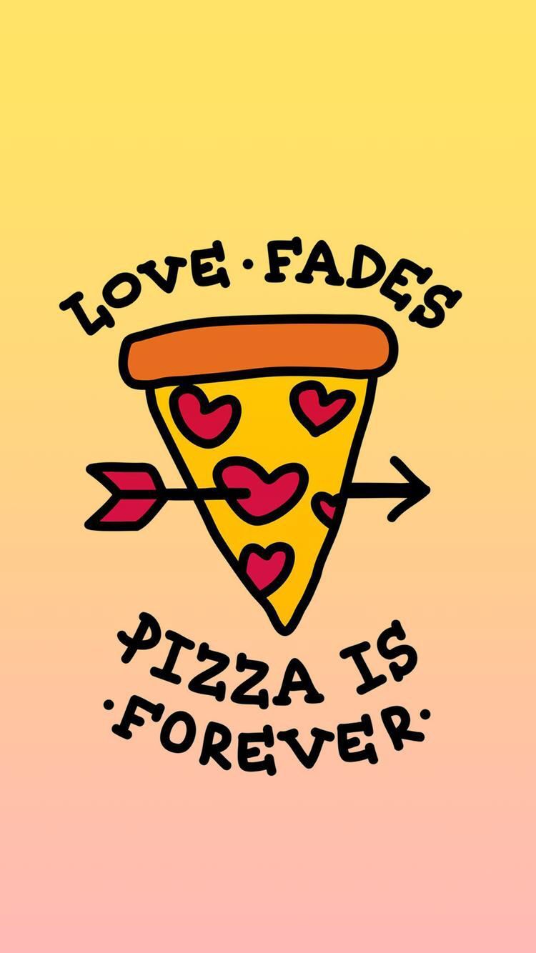 Downloaded From Wallpaper For IPhone App Id1102653944. Find Girl Wallpaper & Background. Pizza Art, Pizza Funny, Pepperoni Pizza