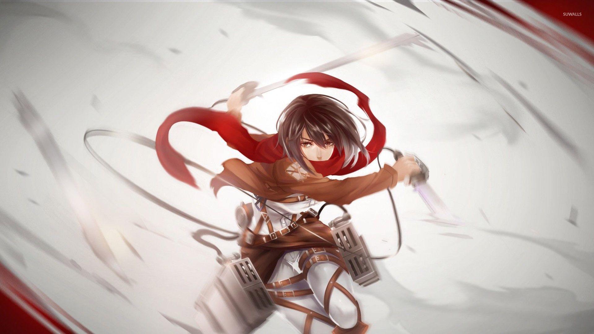 Anime Wallpaper Attack On Titan Mikasa