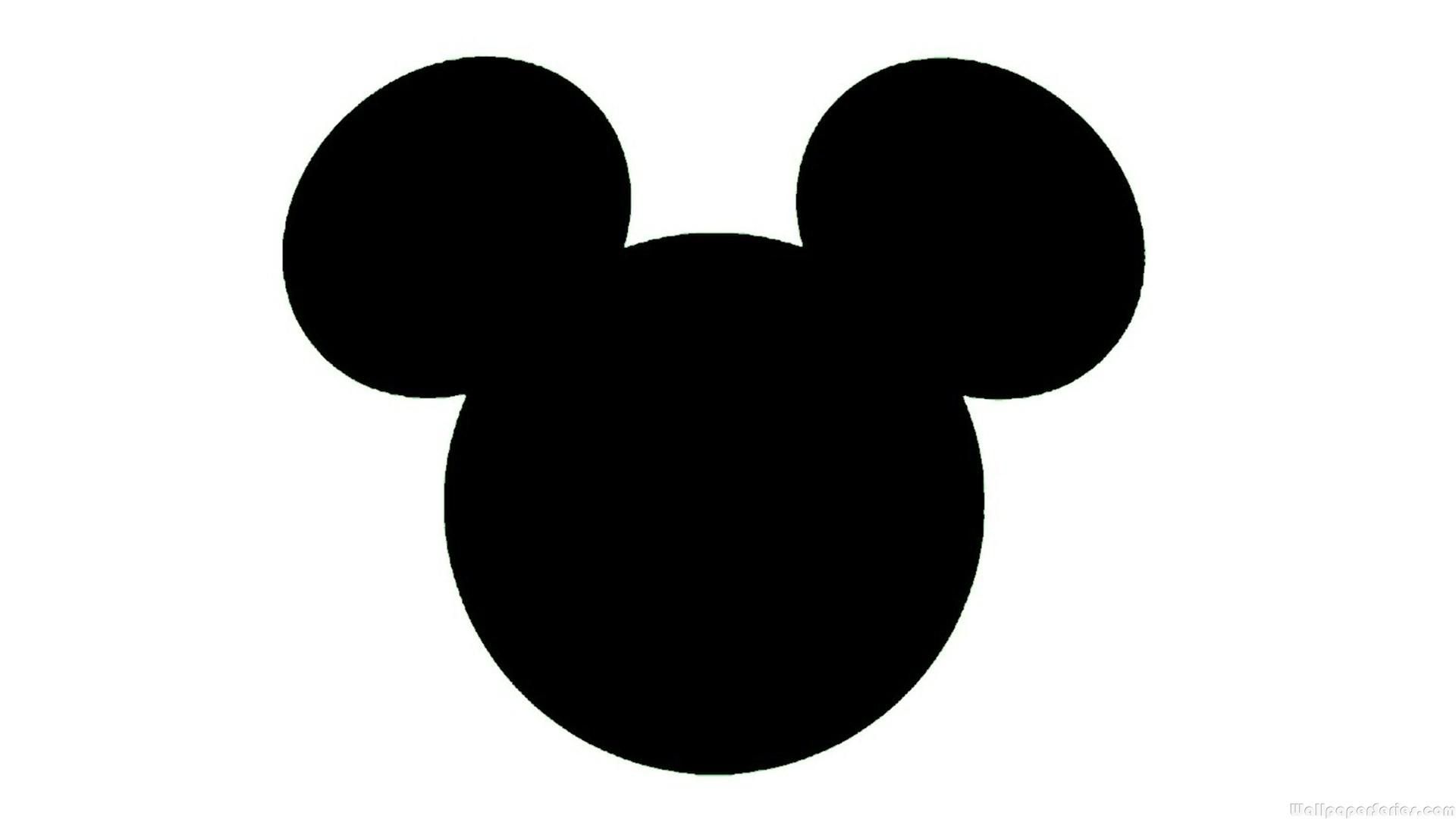 Mickey Silhouette Desktop Wallpaper. Mickey Ears Wallpaper, Mickey Mouse Wallpaper and Mickey Mouse Easter Wallpaper