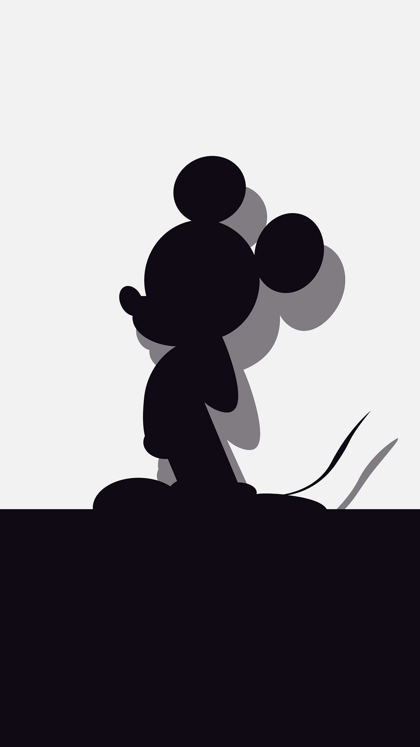 Mickey Mouse Wallpaper HD Black And White