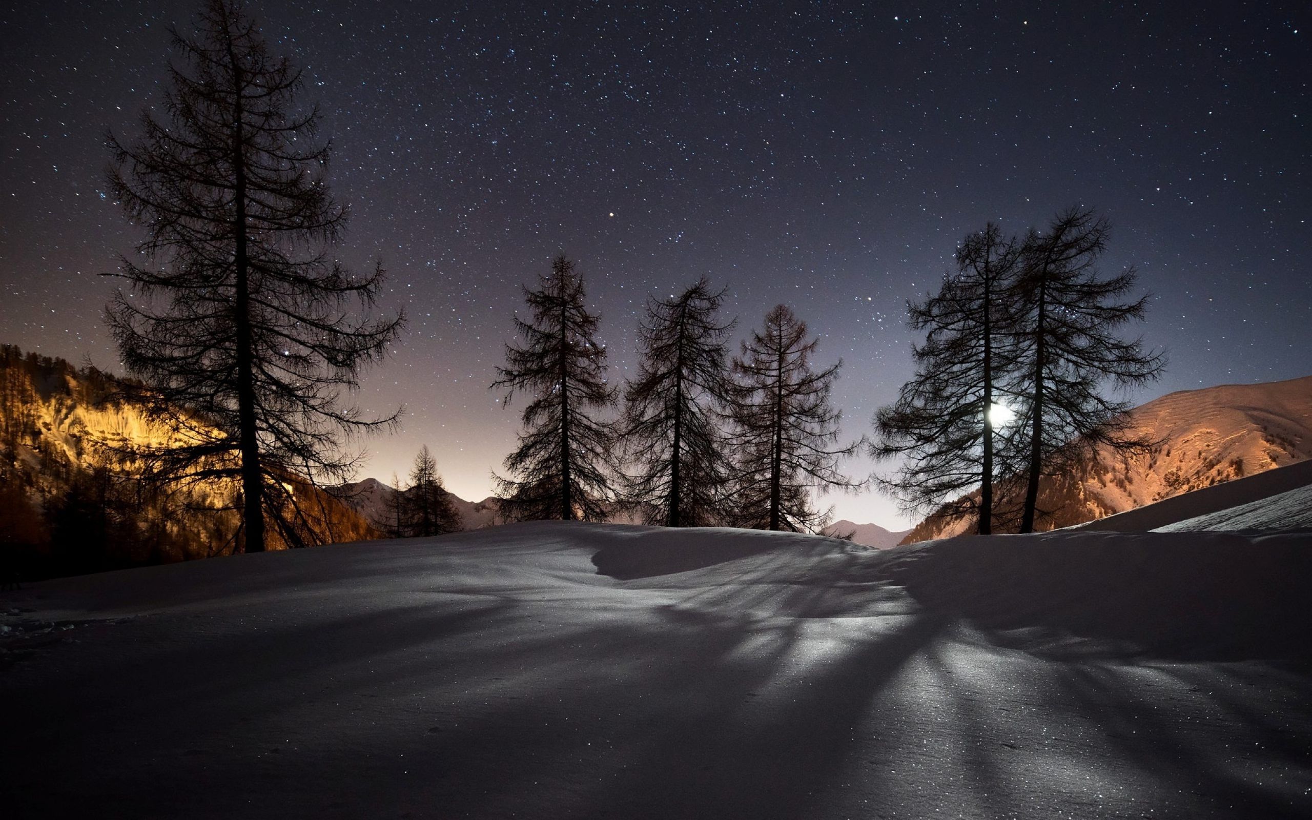 Free download Winter Night Wallpaper Desktop Background at Landscape Monodomo [2560x1600] for your Desktop, Mobile & Tablet. Explore Free Winter Background Desktop. Free Springtime Wallpaper Downloads, Free Winter Snow