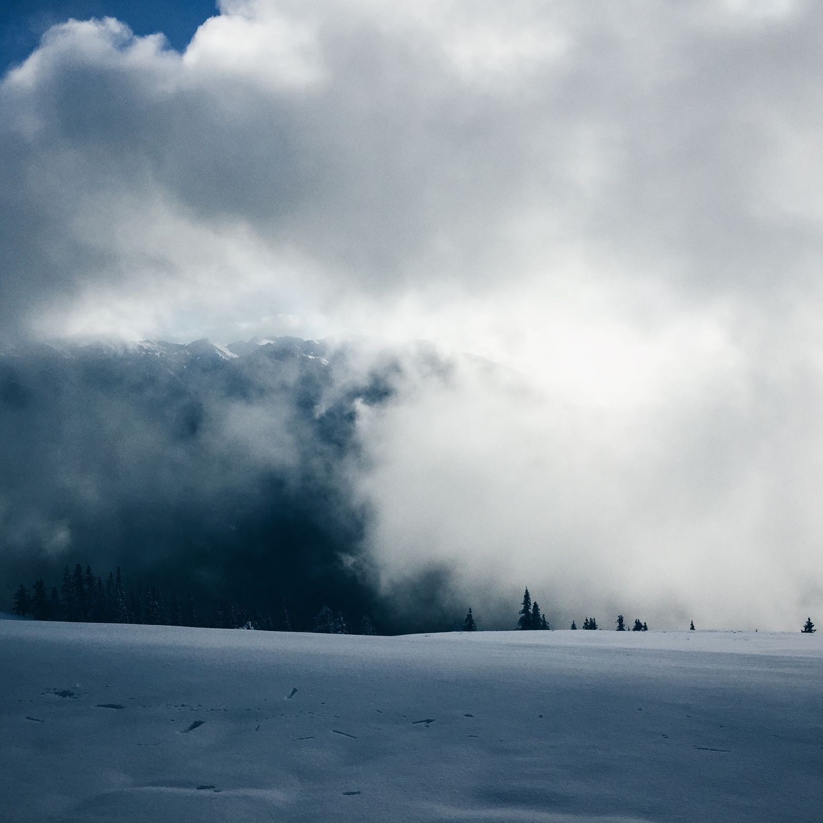 Nature Landscape Clouds Mountain Snow Winter Cold Foggy Cloudy Wallpapers