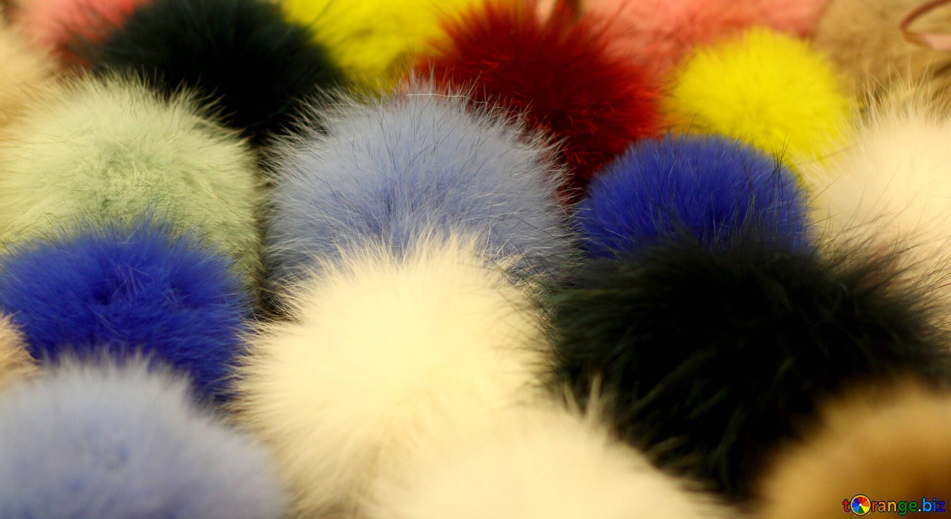 Kids toys fluffy balls pom poms what is your favorite color toy № 52971