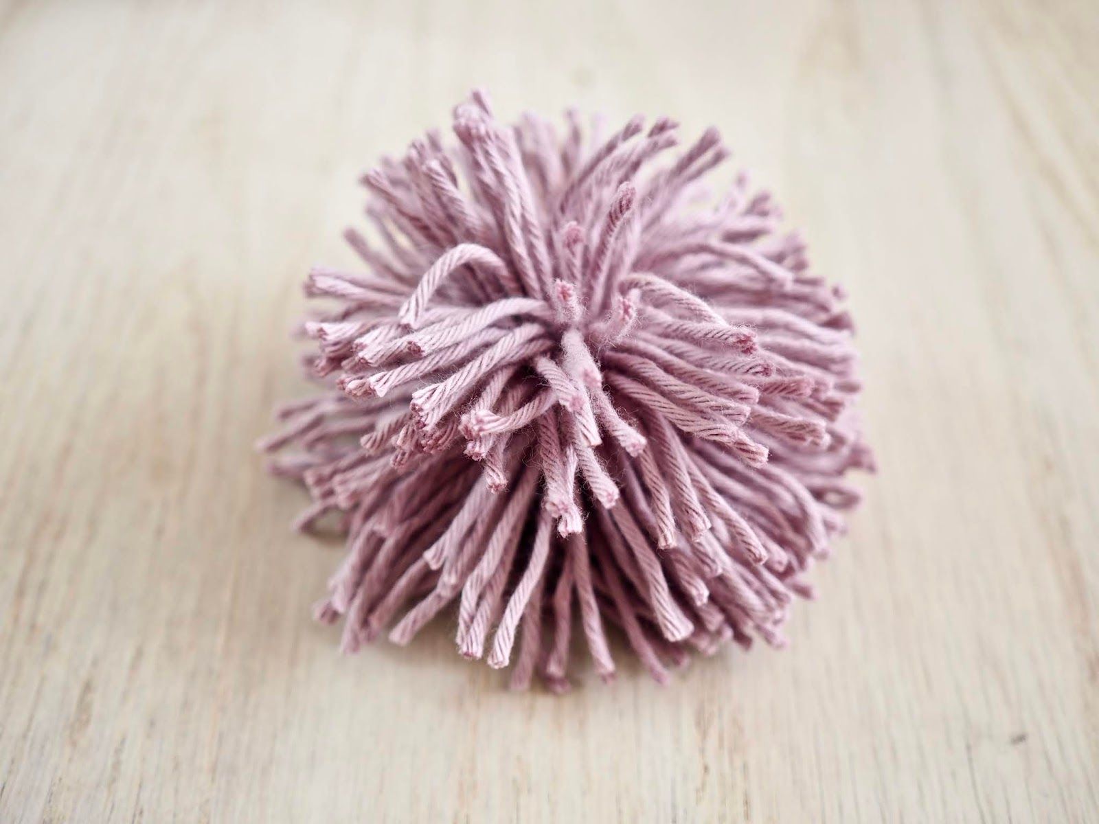 Pom Pom cushion DIY Dress Diaries