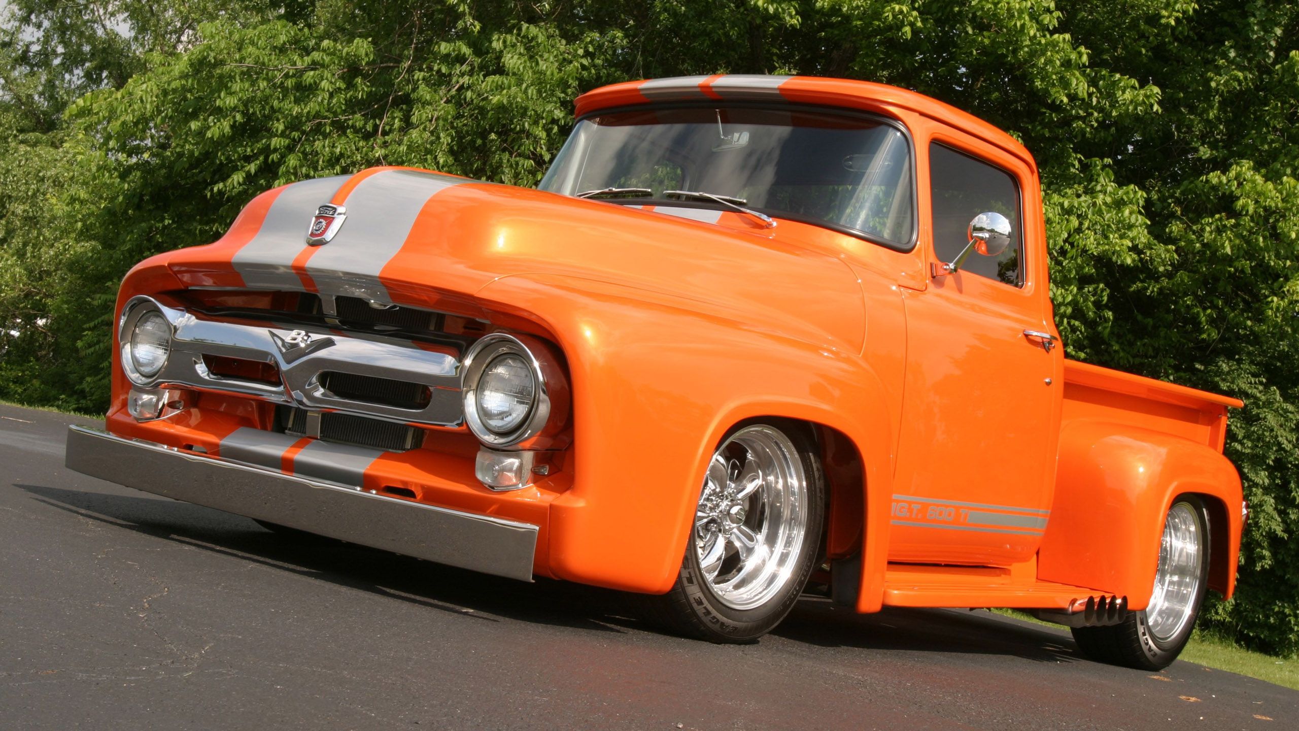 old orange ford takuache truck hd cars Wallpapers