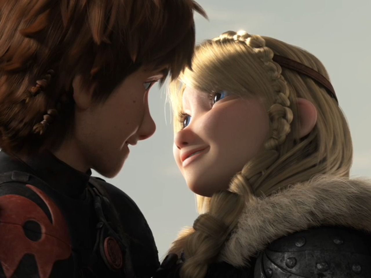 how to train your dragon 2 hiccup and astrid kiss