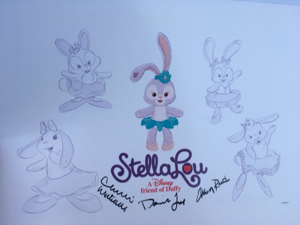 LaughingPlace.com the Duffy and Friends panel, we received this artwork showing the evolution of StellaLou #DFDInauguralParty