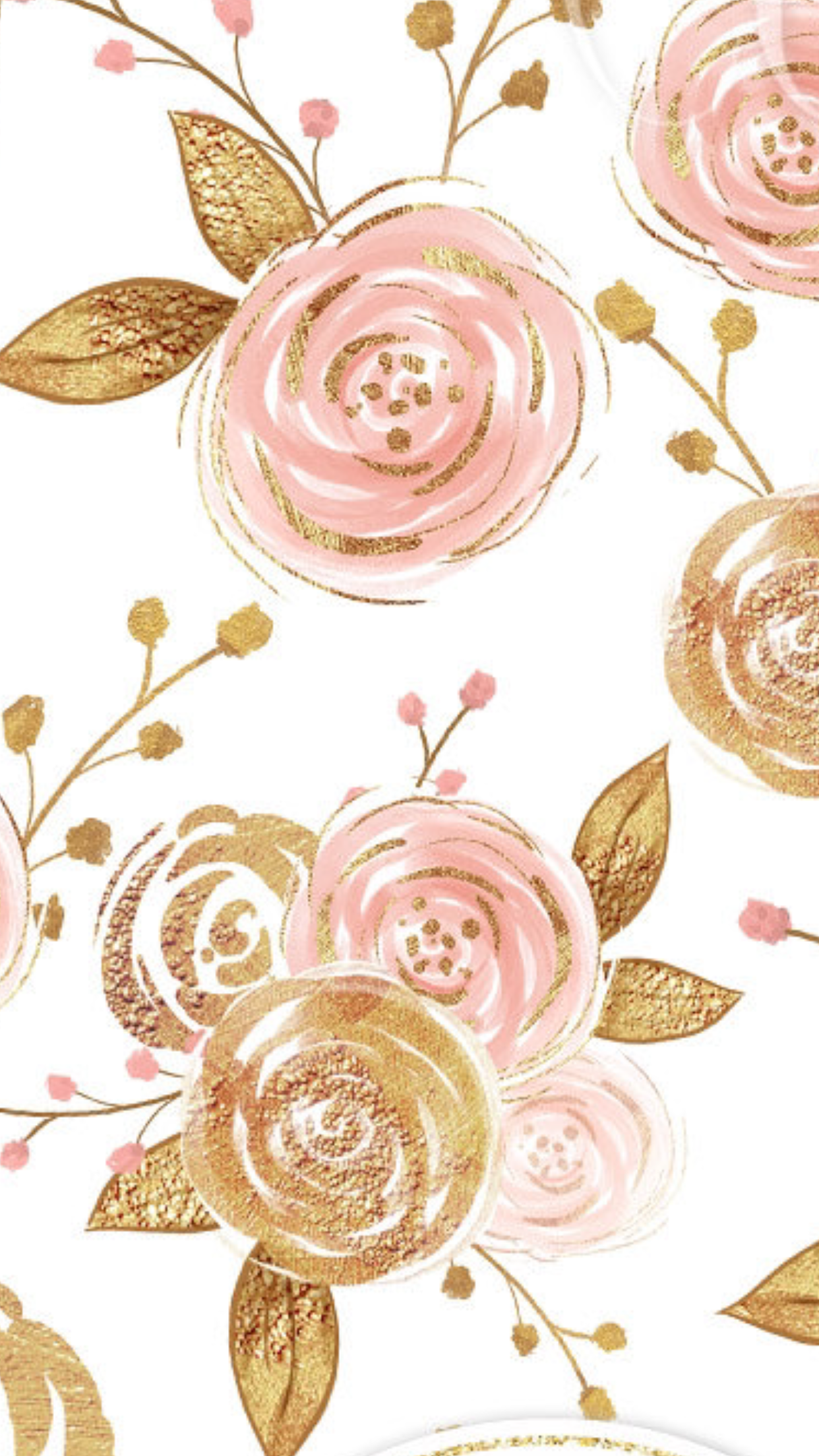 Gold and Pink Flowers Wallpaper Free Gold and Pink Flowers Background