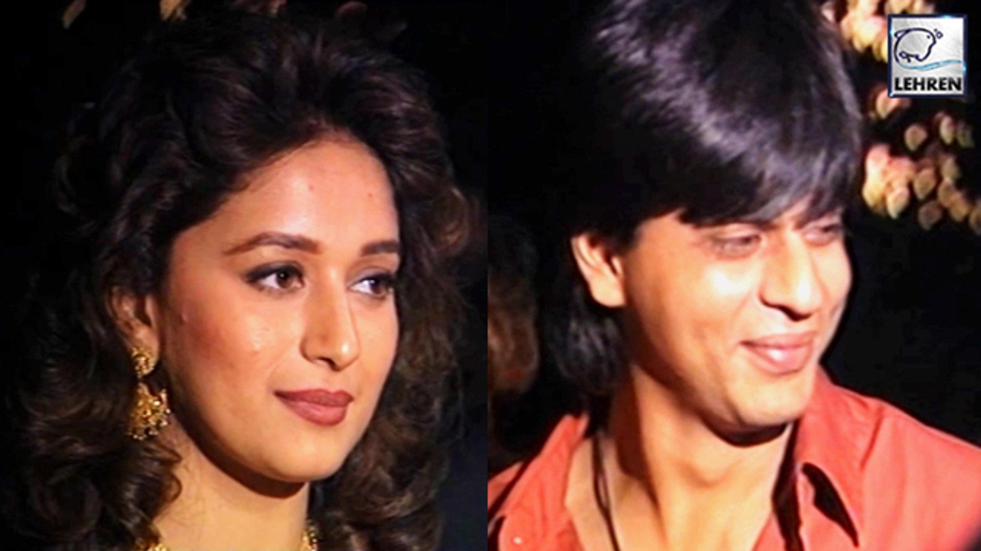Bollywood Star's Attend Subhash Ghai's Party. Shah Rukh Khan. Madhuri Dixit