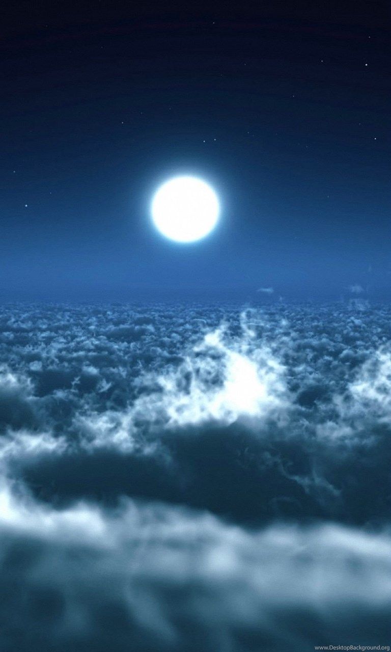 Clouds Sky Moon iPhone 6 Wallpaper HD And 1080P 6 Plus Wallpaper Desktop Background