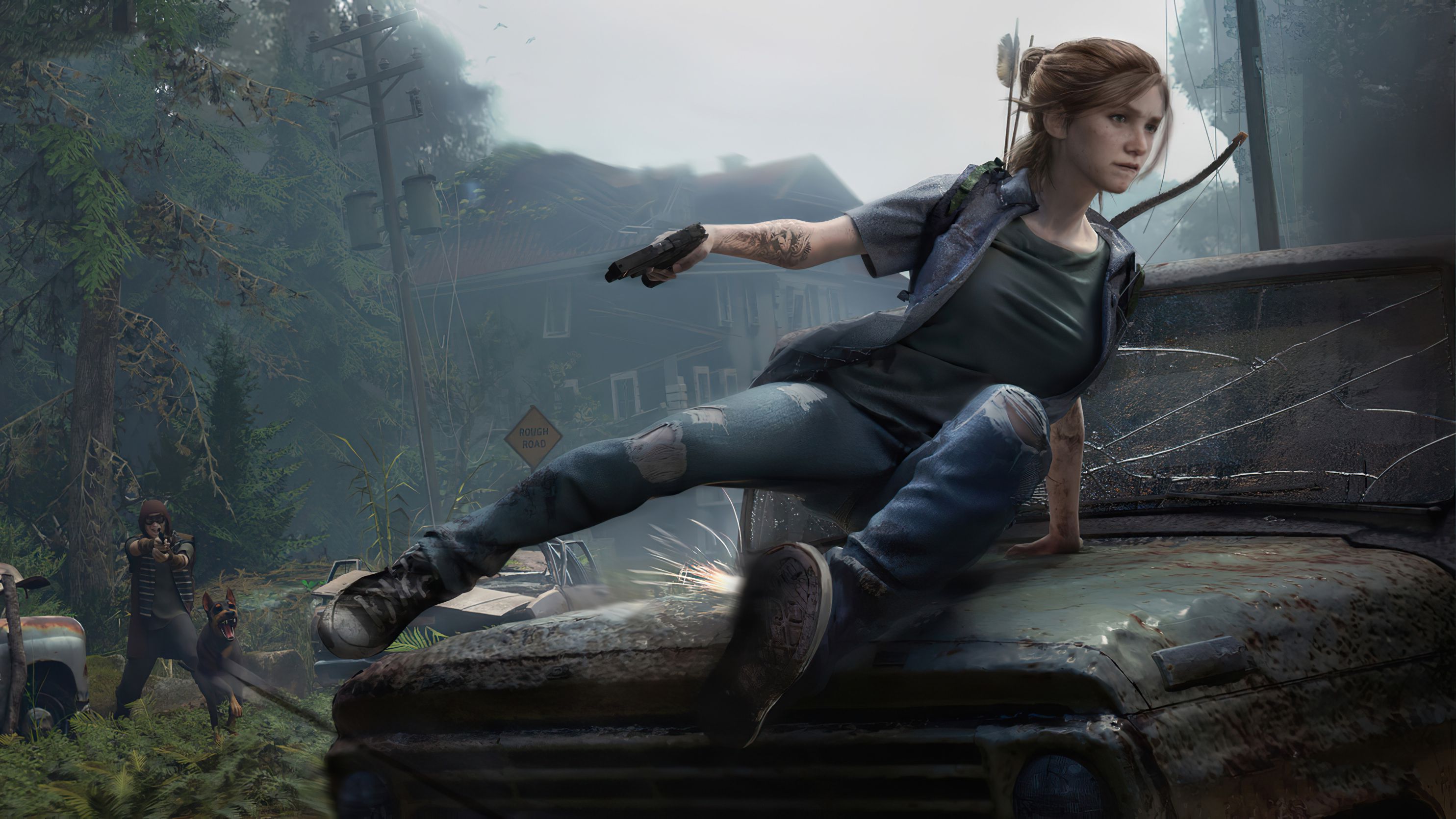 Ellie Williams, video game characters, The Last of Us, The Last of Us pistol, video games, video game girls, digita. The last of us, Video games girls, Fan art