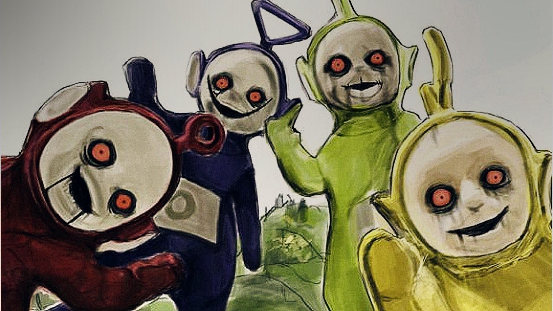 Teletubbies Scary Wallpaper