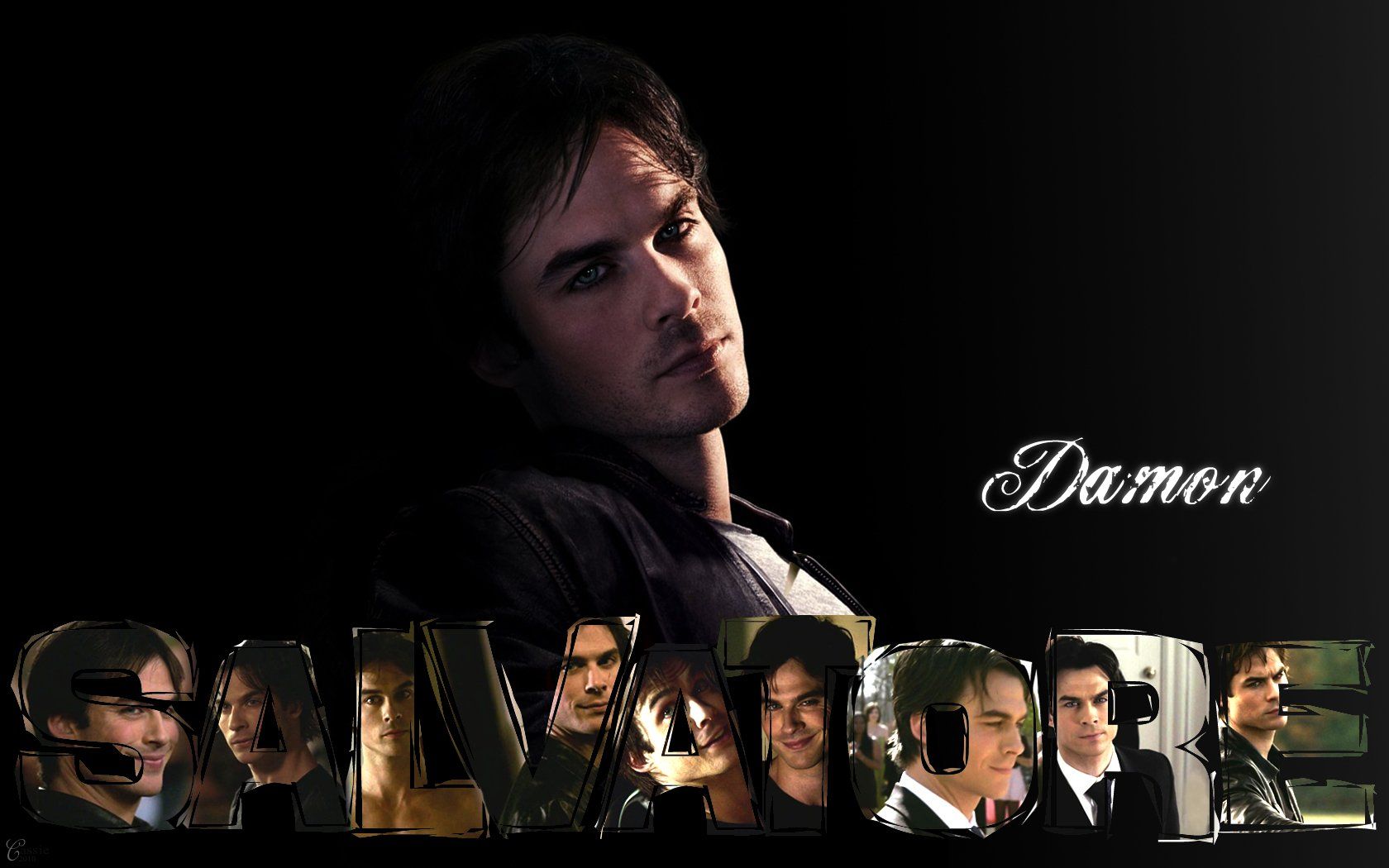 Damon Salvatore Vampire Diaries Wallpaper