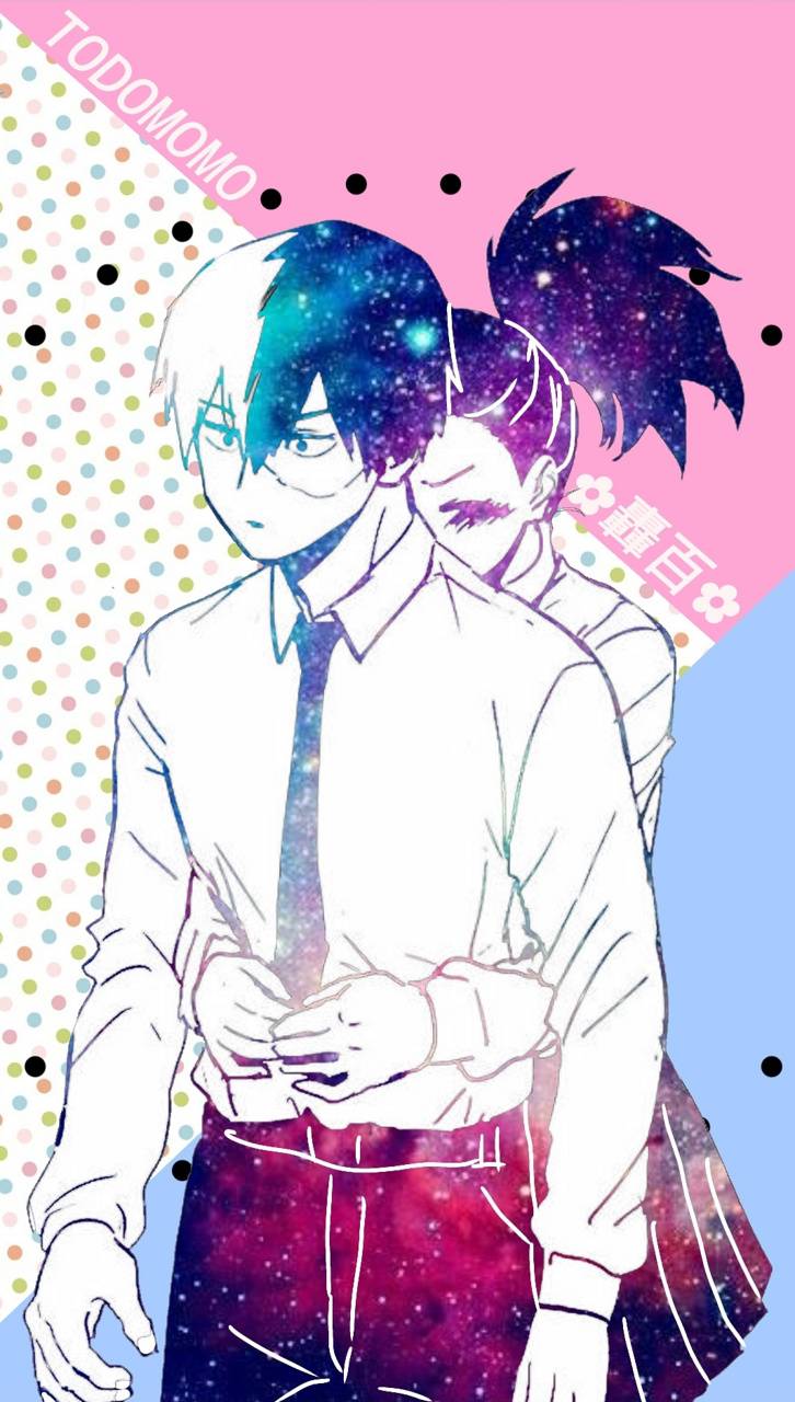 Todoroki and momo wallpaper