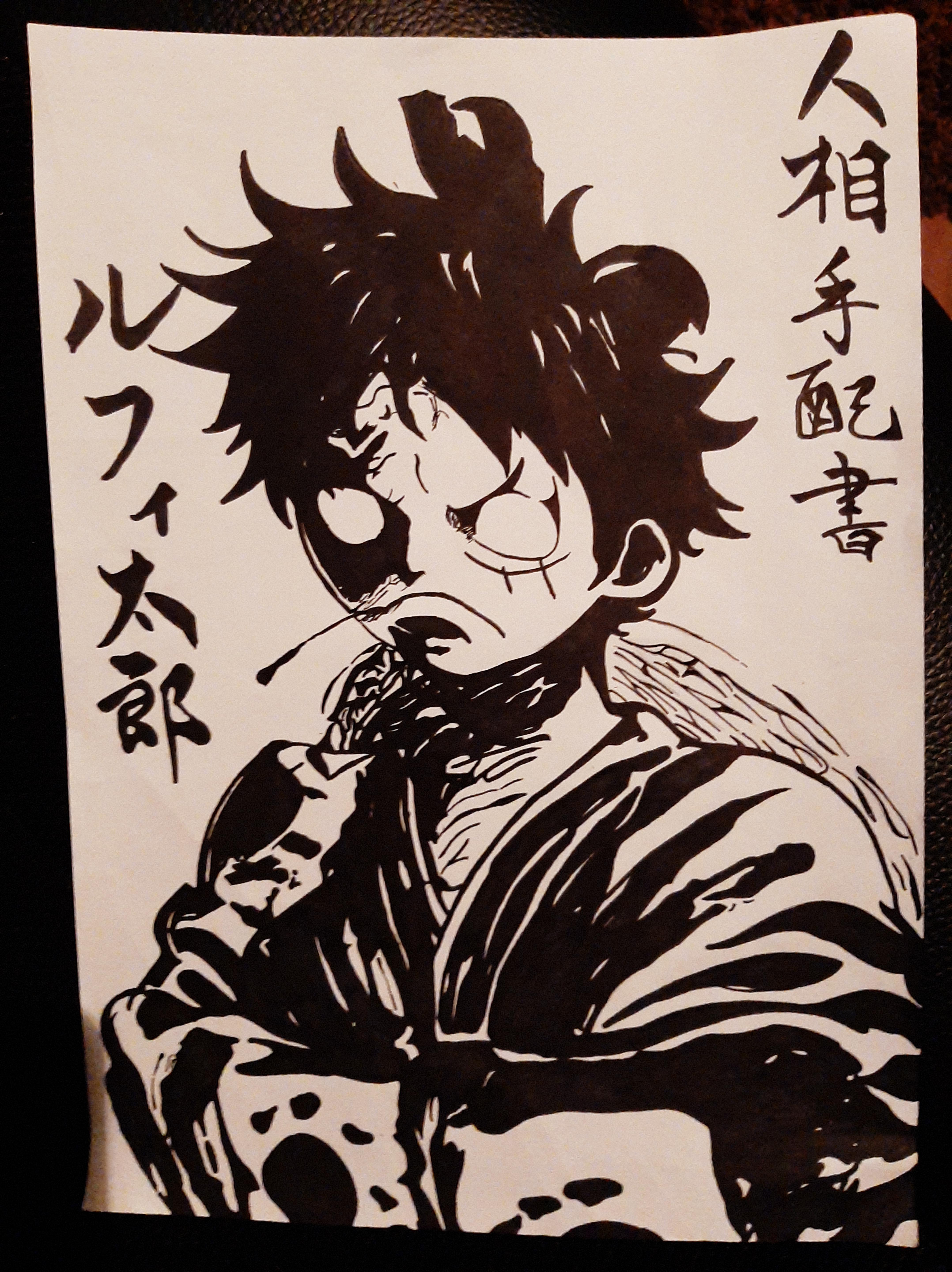 Some people were asking for the Luffytaro poster aswell, so I drew it aswell. Turned out looking good