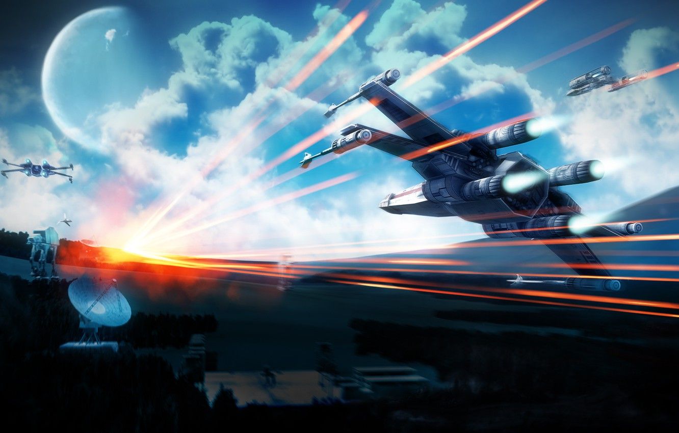 Wallpaper Star Wars, Sky, Planet, Restoril, X Wing Image For Desktop, Section фантастика