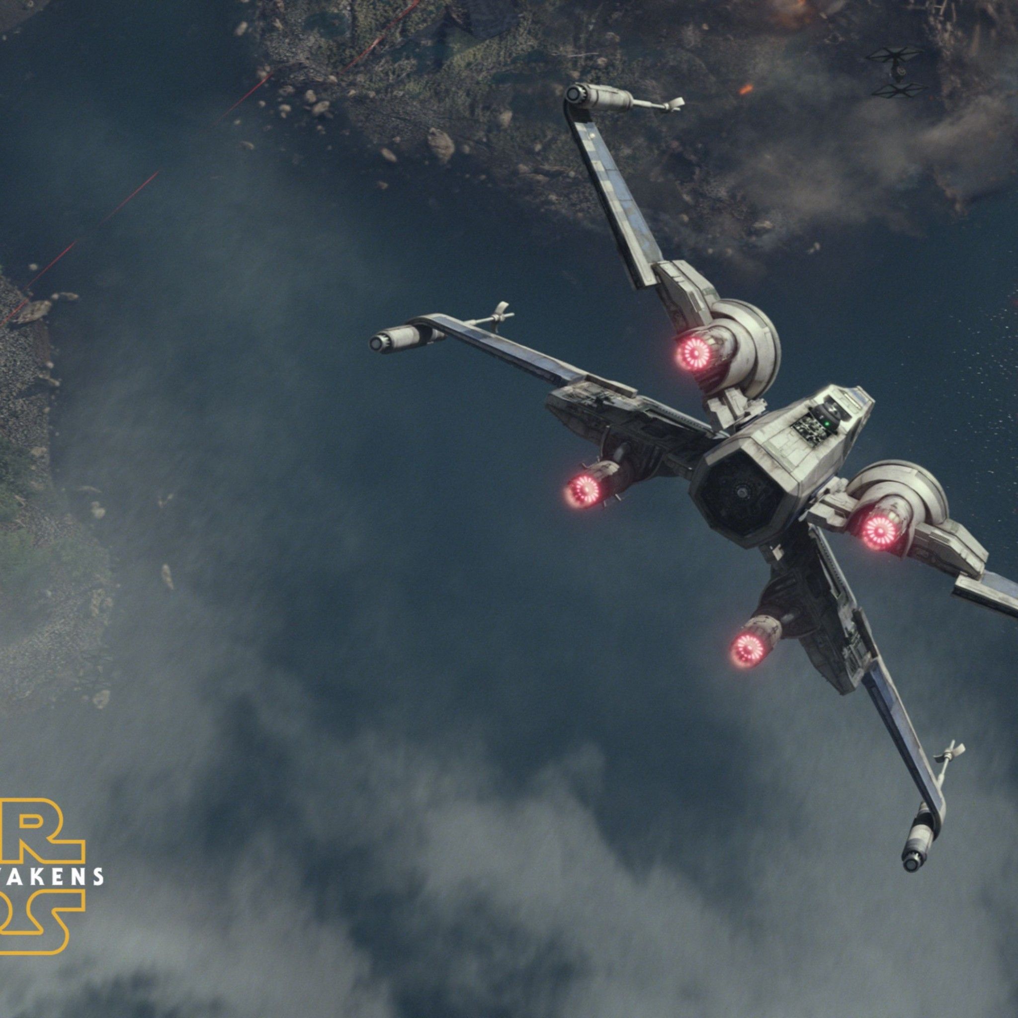 X Wing Fighter Star Wars The Force Awakens 4K Wallpaper. Free 4K. Star Wars, Force Awakens, X Wing