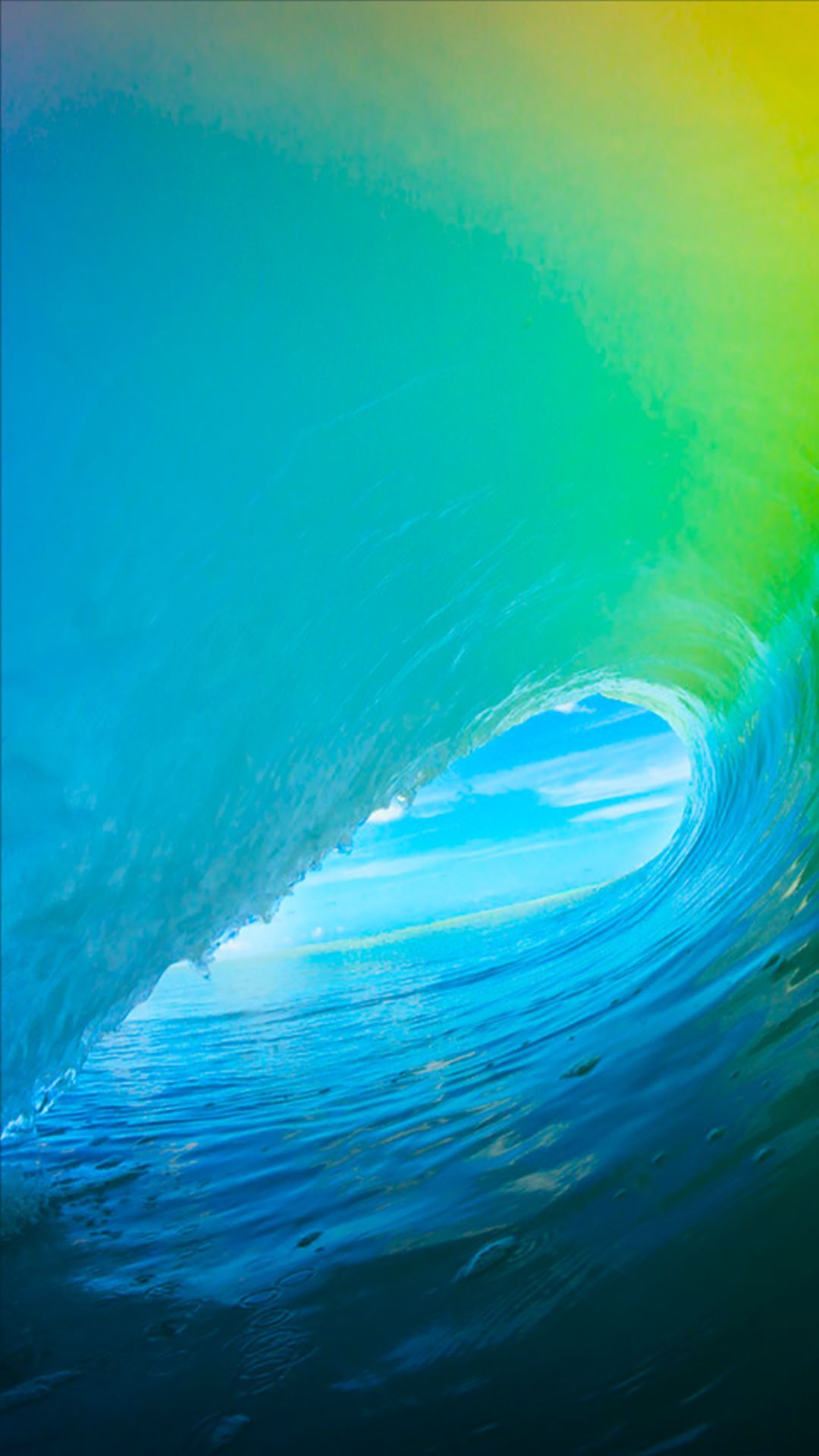 Pure Bright Cyan Ocean Surging Wave Pattern iOS9 Wallpaper #iPhone # wallpaper. Beautiful wallpaper hd, iPhone wallpaper for guys, iPhone 6s wallpaper