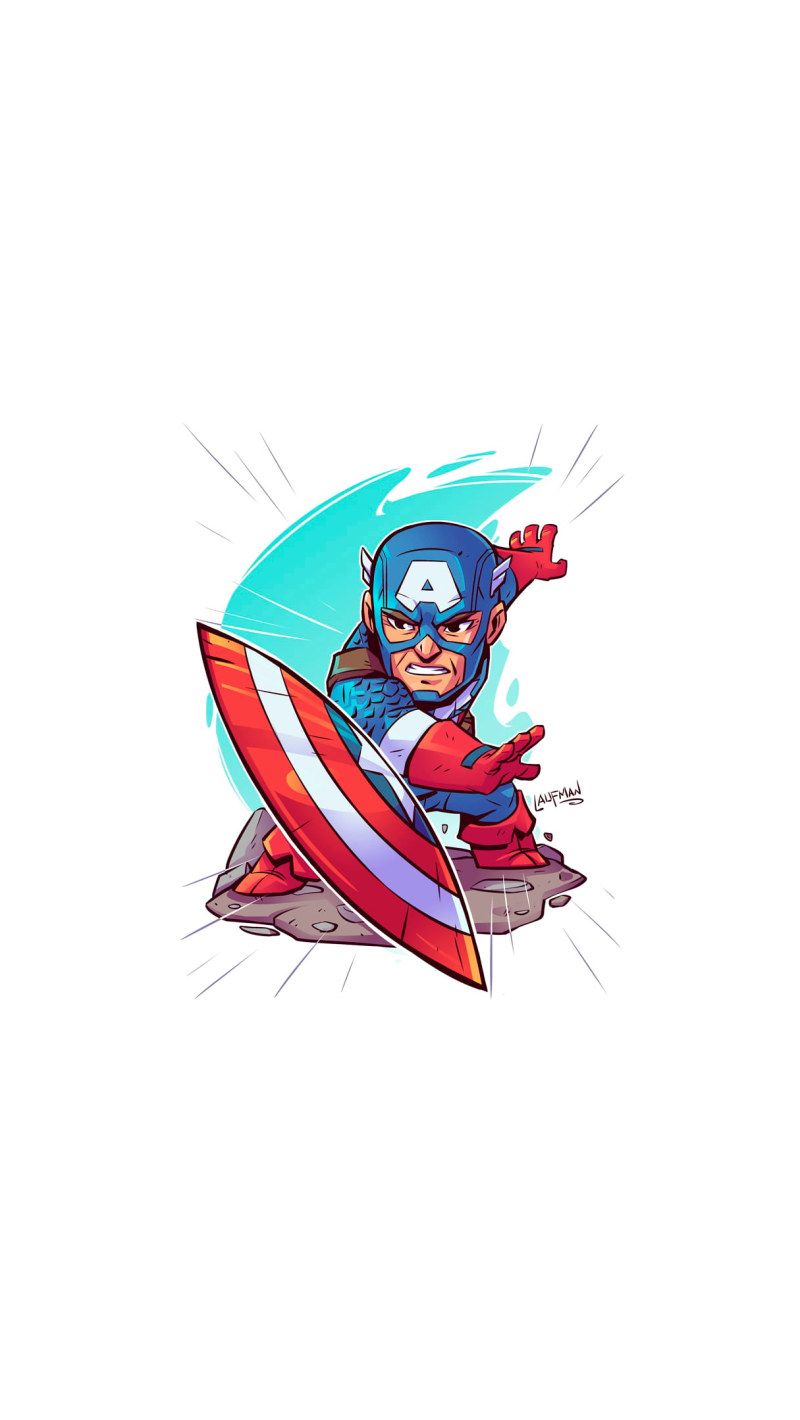 Kawaii Captain America Wallpapers Wallpaper Cave