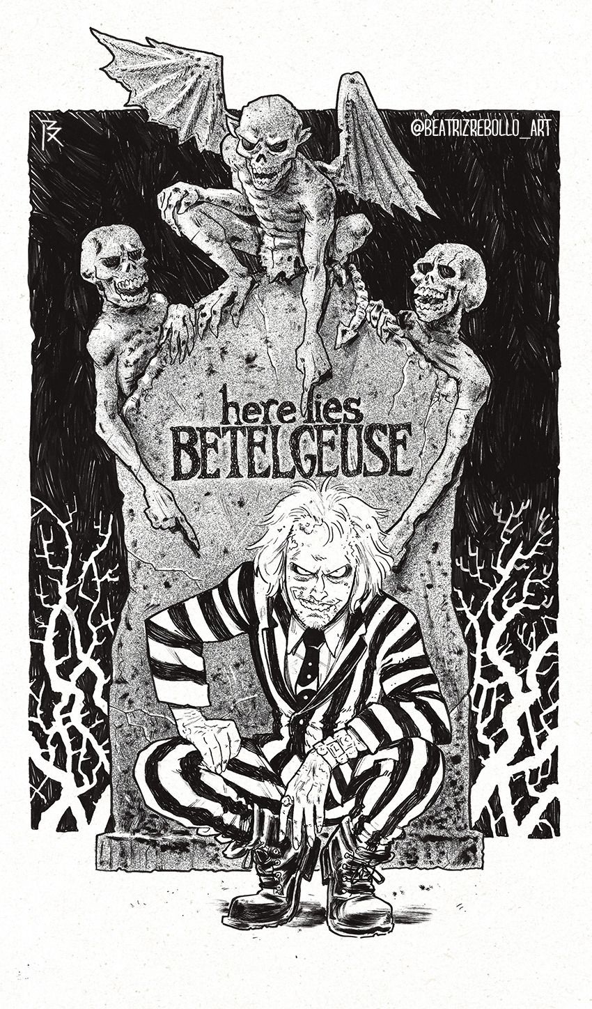 beetlejuice. Tim burton artwork, Tim burton art, Tim burton drawings