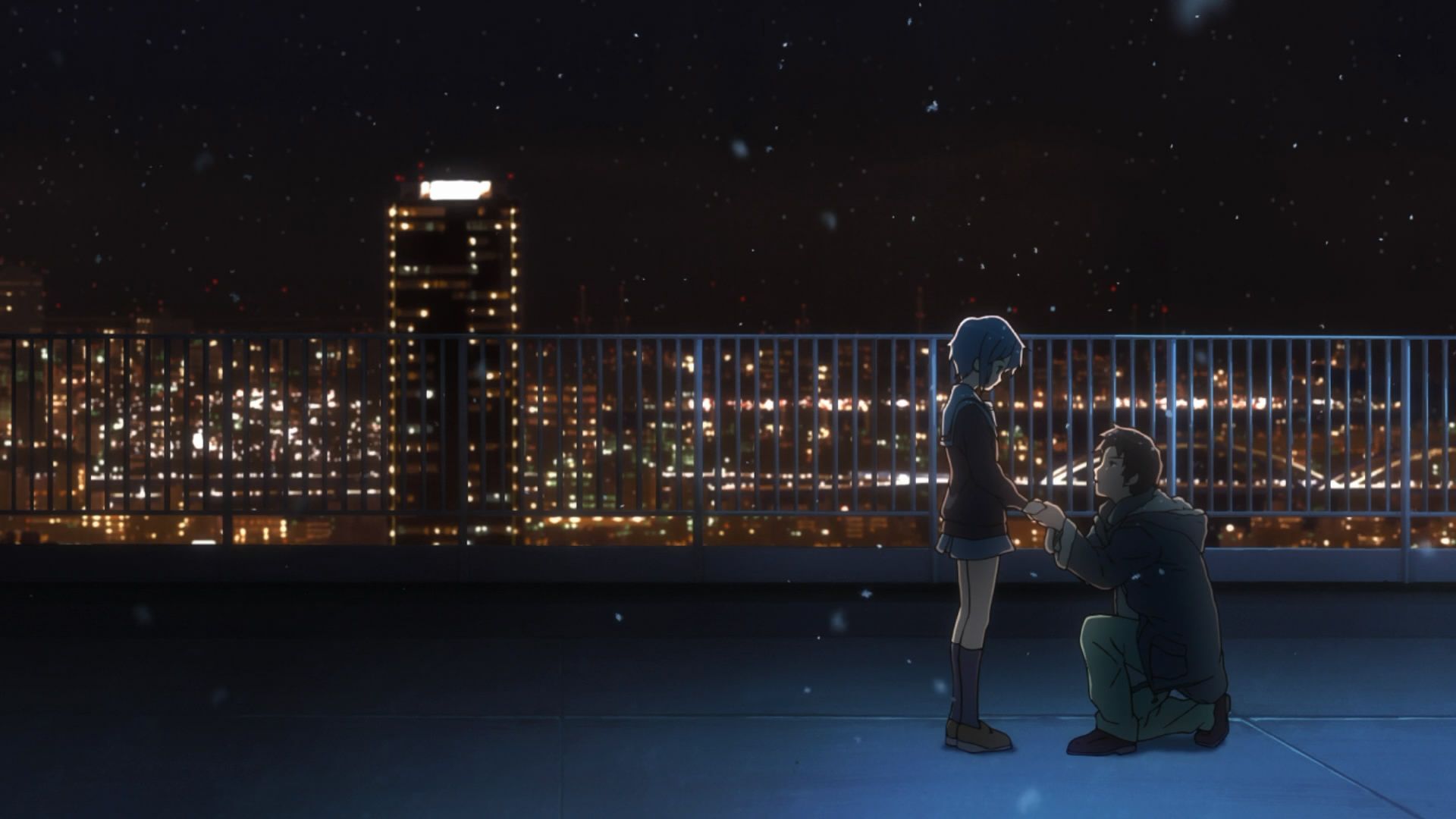 Anime Girl on Roof - NeatoShop