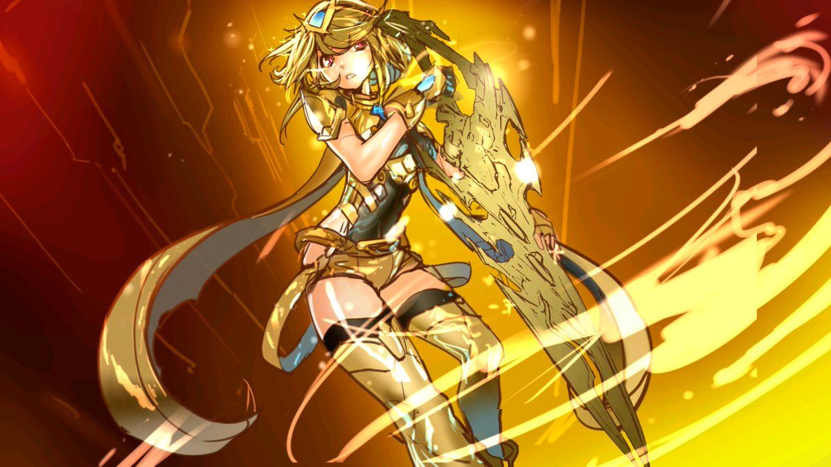 Golden Pyra. Xenoblade Chronicles 2