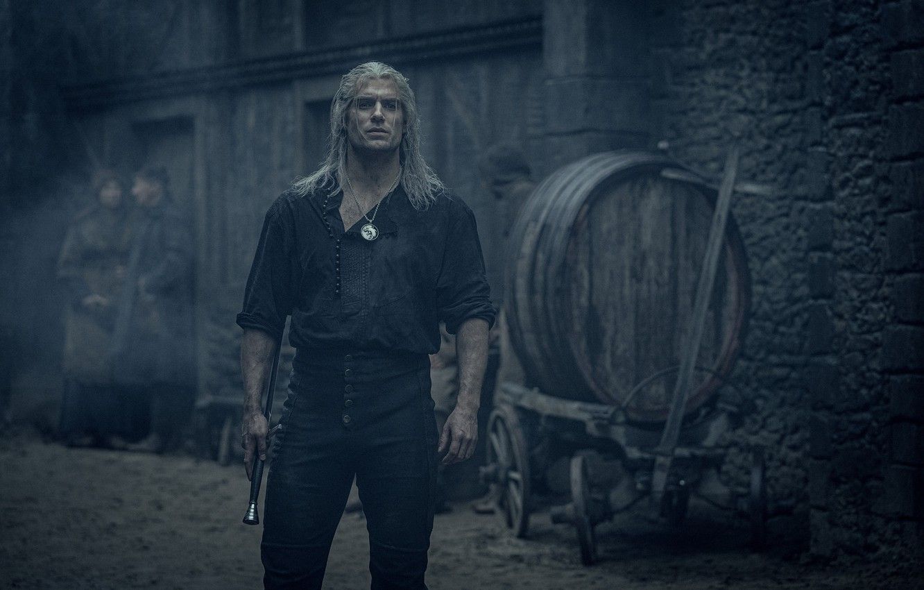 Wallpaper sword, the series, mutant, Geralt of Rivia, White Wolf, Henry Cavill, Henry Cavill, Netflix, series tv image for desktop, section фильмы